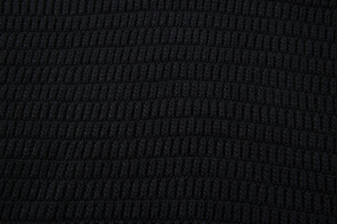 3-6-5.shop Striped Knit Polo Sweater