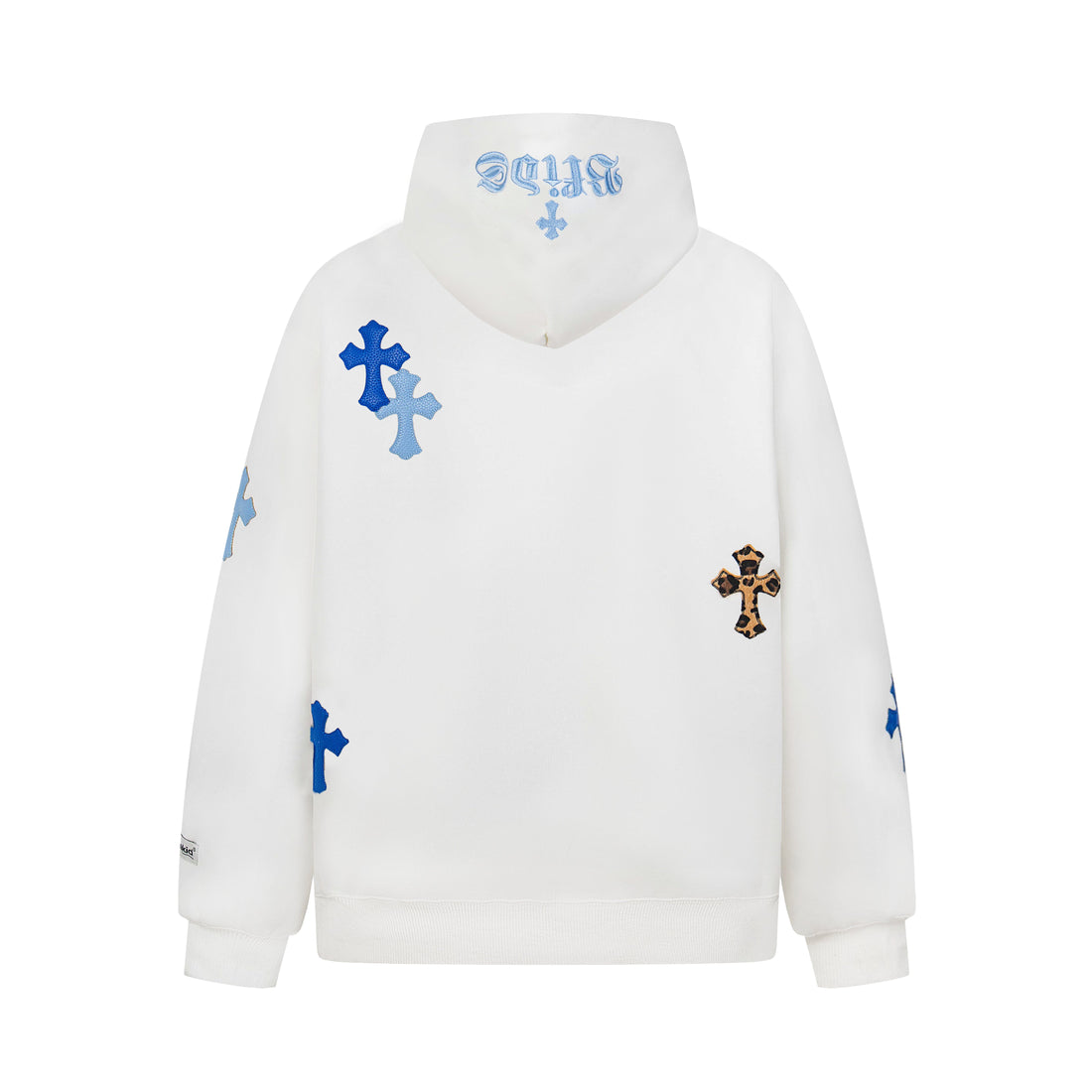 3-6-5.shop Cross Patch Full-Zip Hoodie