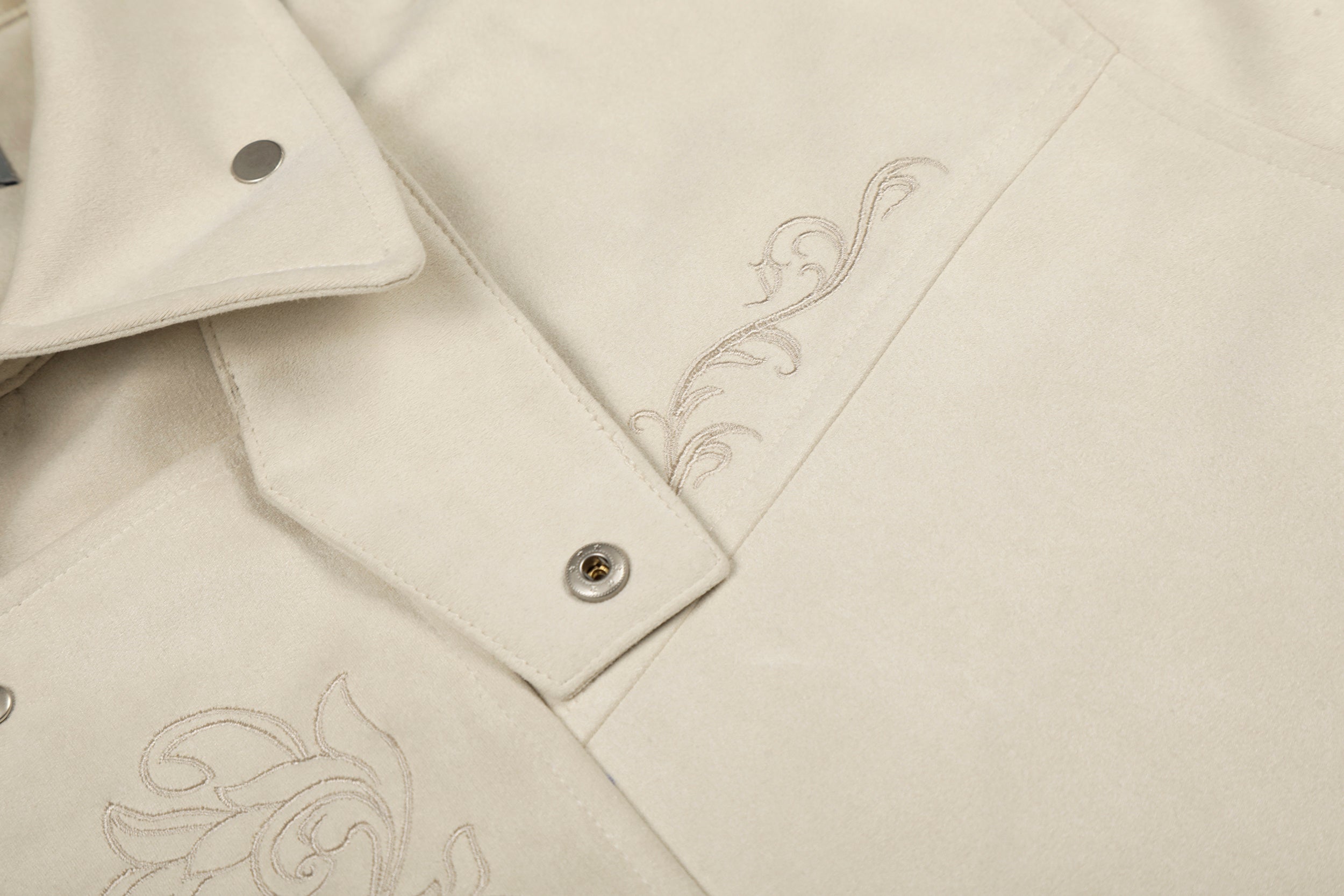 3-6-5.shop Toggle-Closure Embroidered Jacket