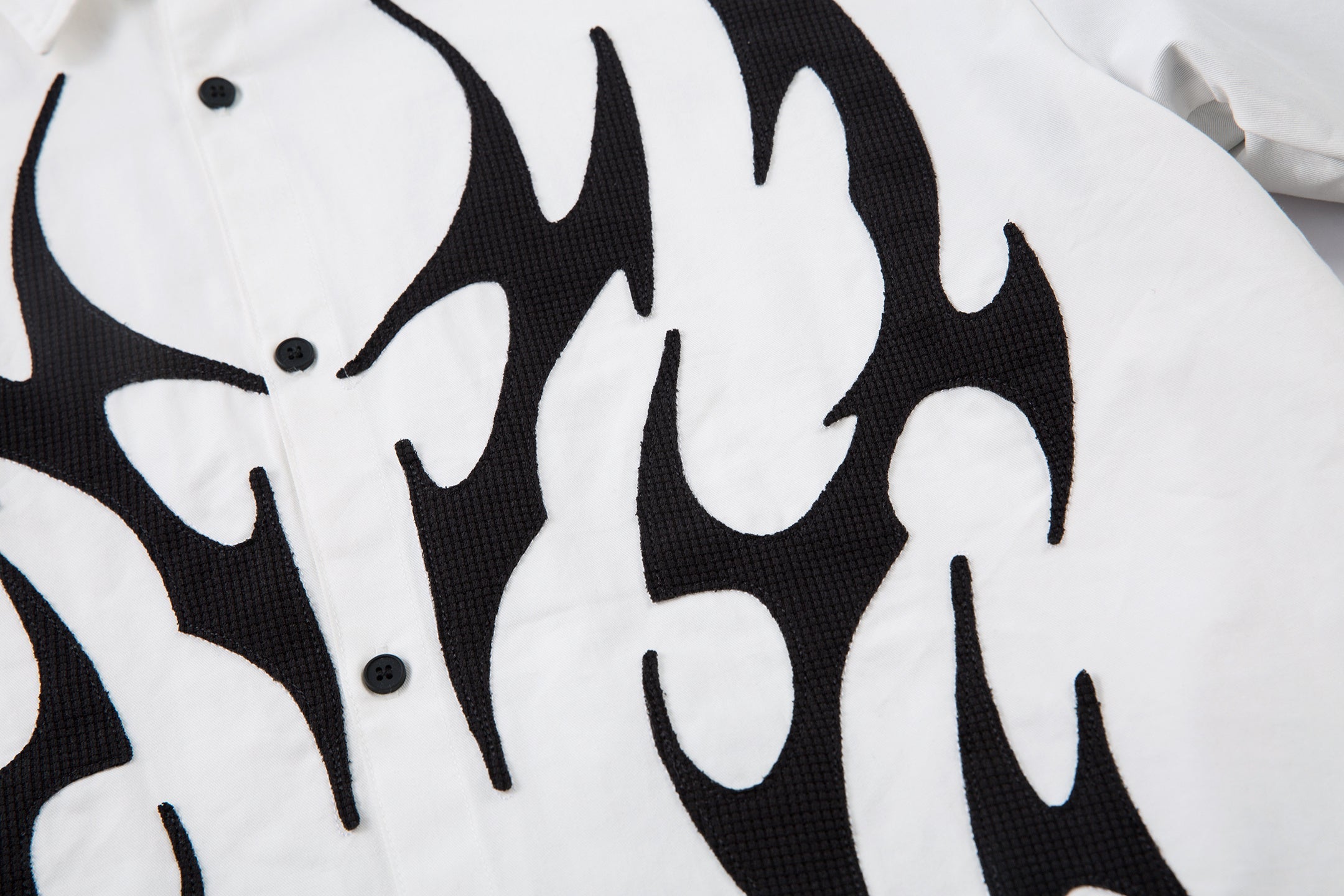 3-6-5.shop Tribal Flame Layered Shirt