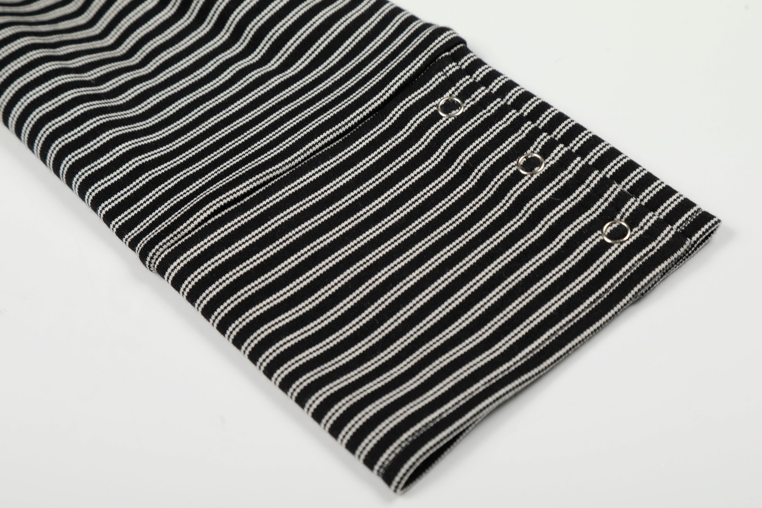 3-6-5.shop Striped Graphic Zip Hoodie