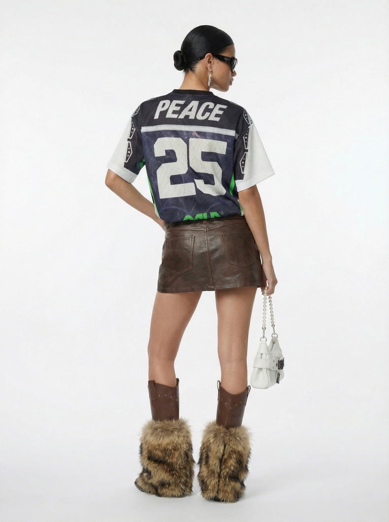3-6-5.shop Tiger Peace Mesh Jersey