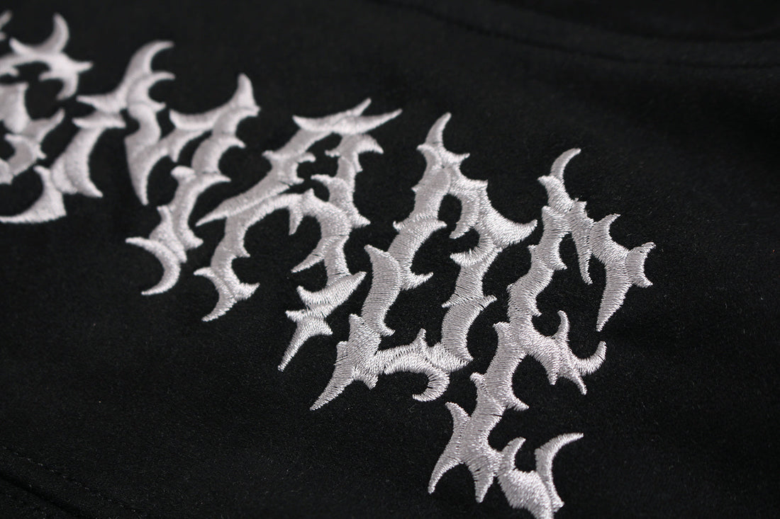 3-6-5.shop “Viewpoint” Suede Track Hoodie