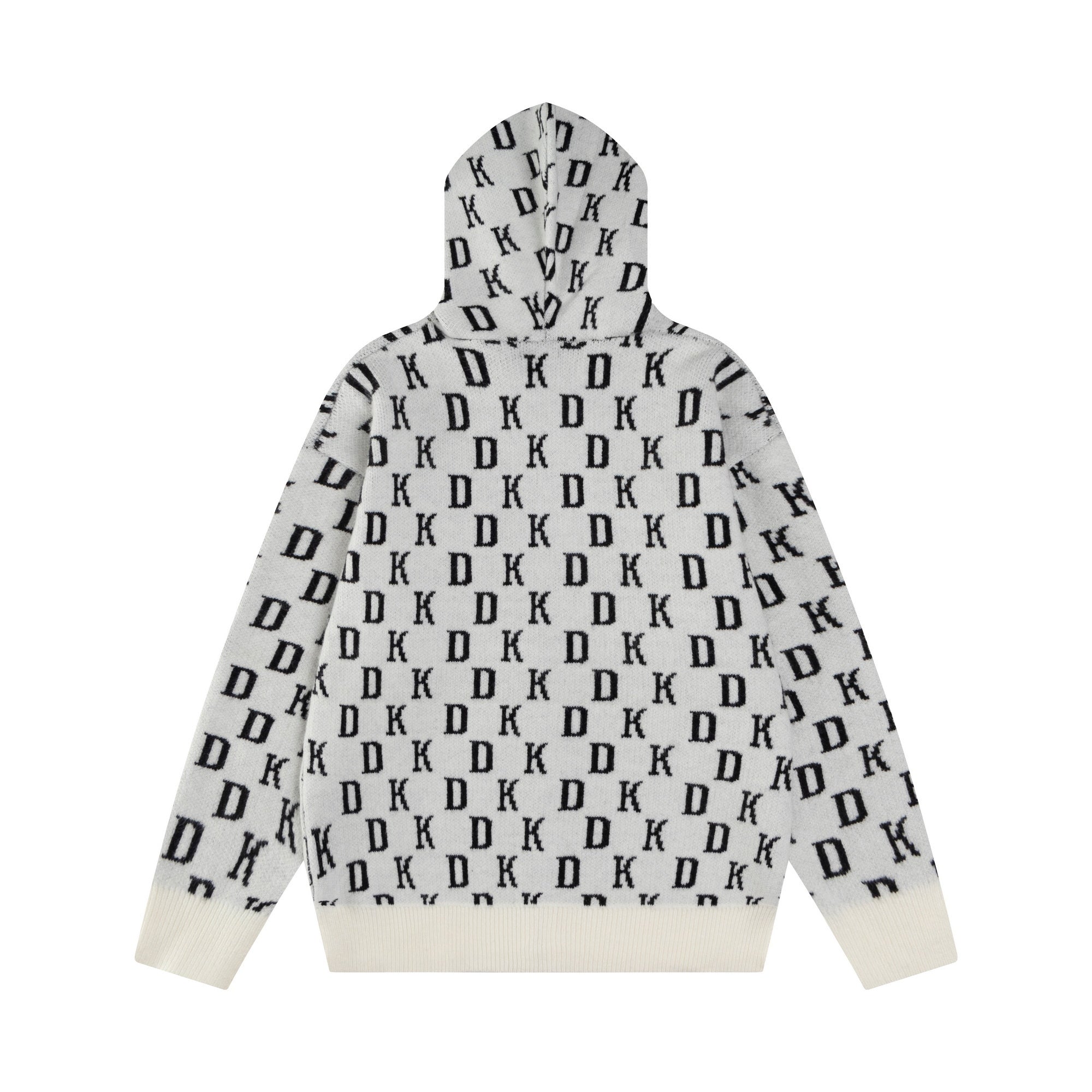 3-6-5.shop DK Allover Knit Zip Hoodie