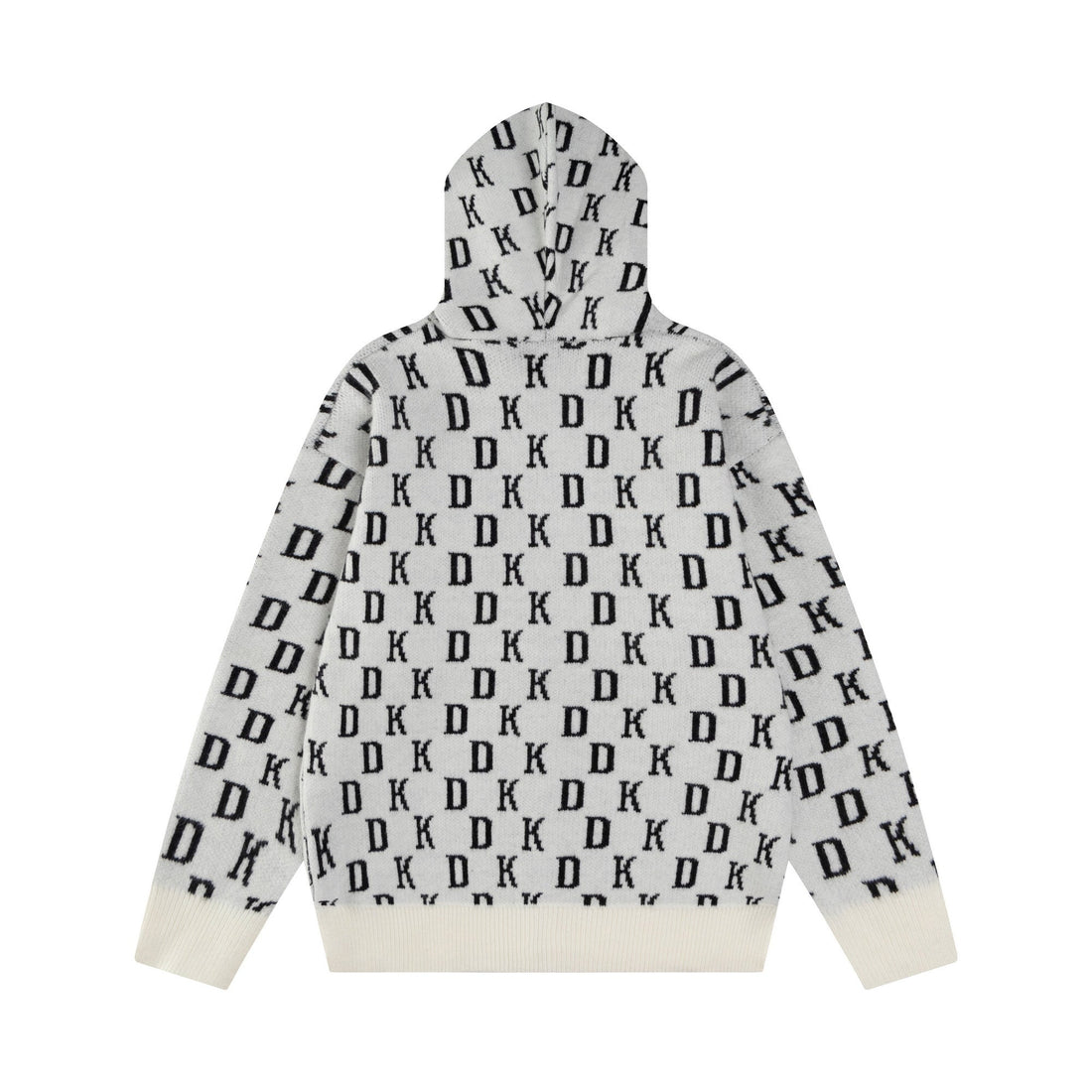 3-6-5.shop DK Allover Knit Zip Hoodie