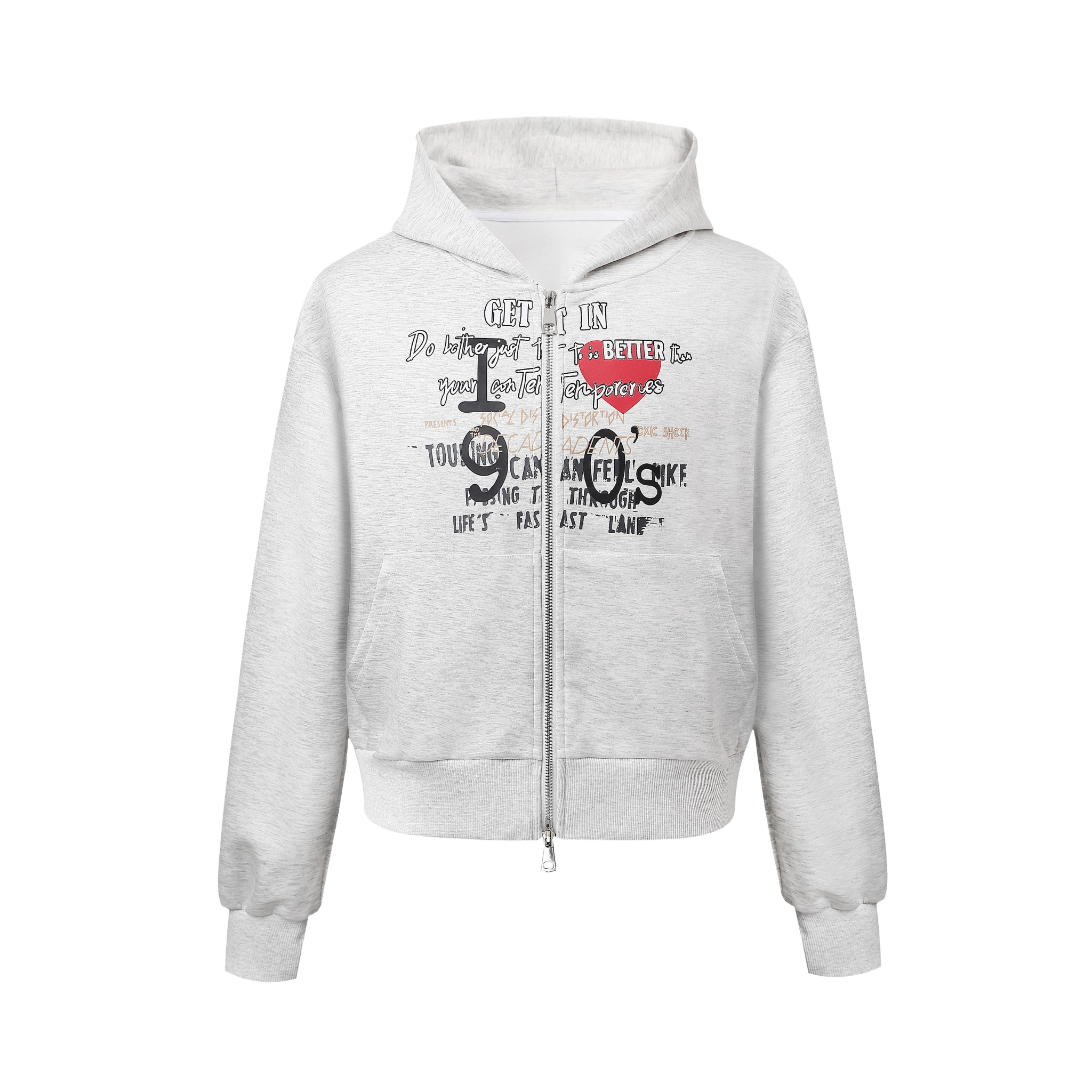 3-6-5.shop Graphic Zip Hoodie