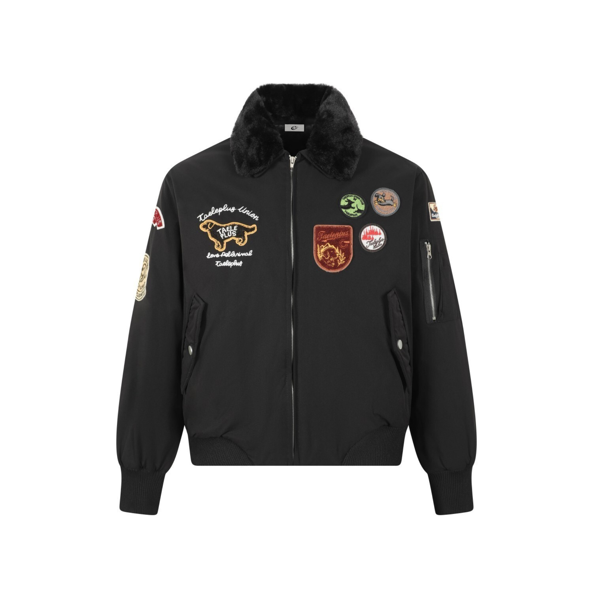 3-6-5.shop Aviation Patch Bomber Jacket