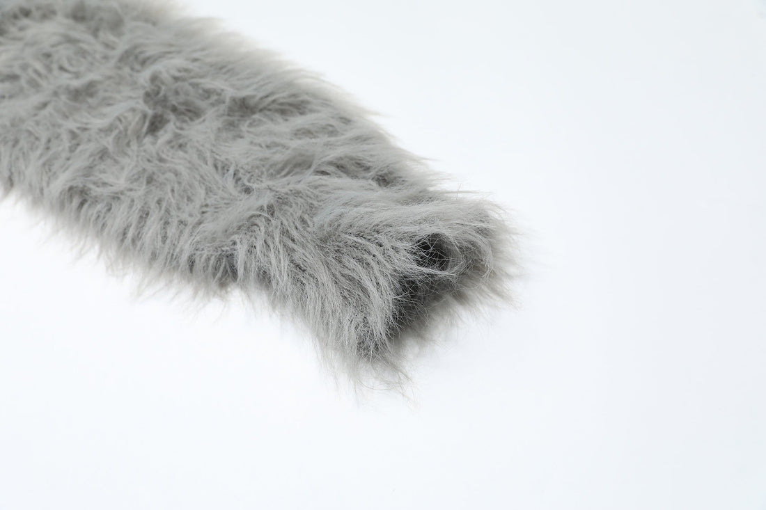 3-6-5.shop Fuzzy Patch Knit Sweater