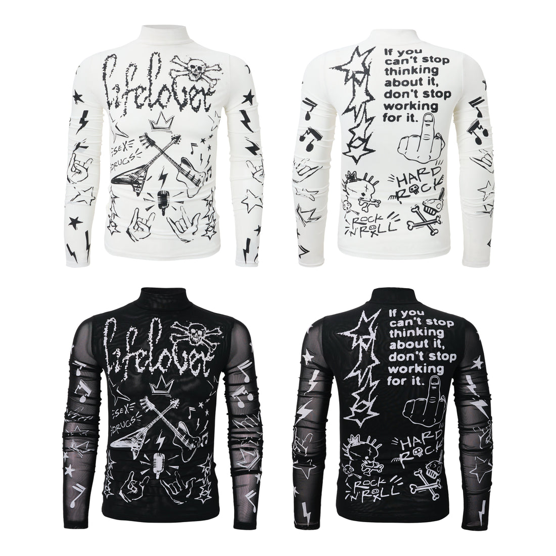 3-6-5.shop Graphic Long Sleeve Top