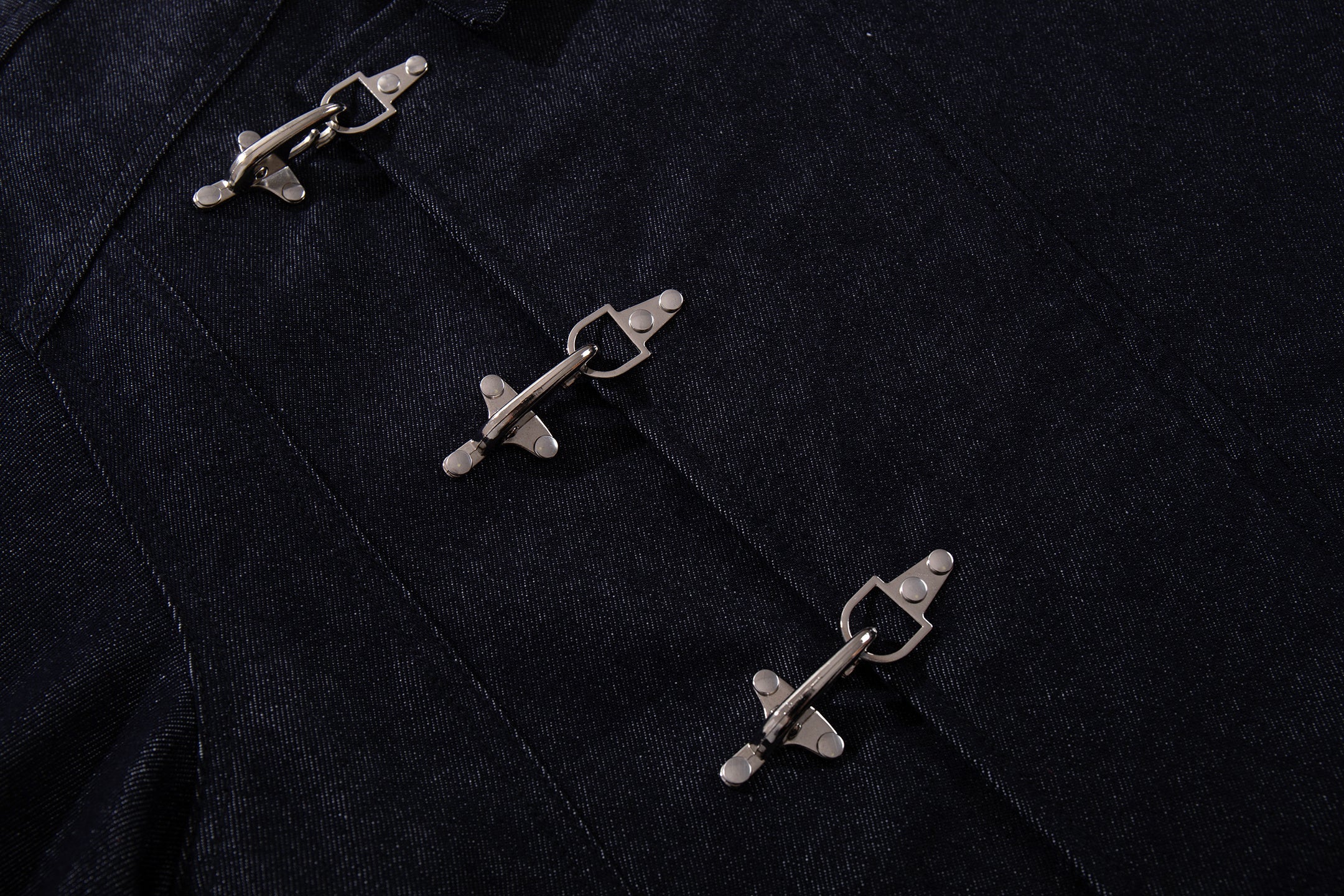 3-6-5.shop Buckle Detail Denim Jacket