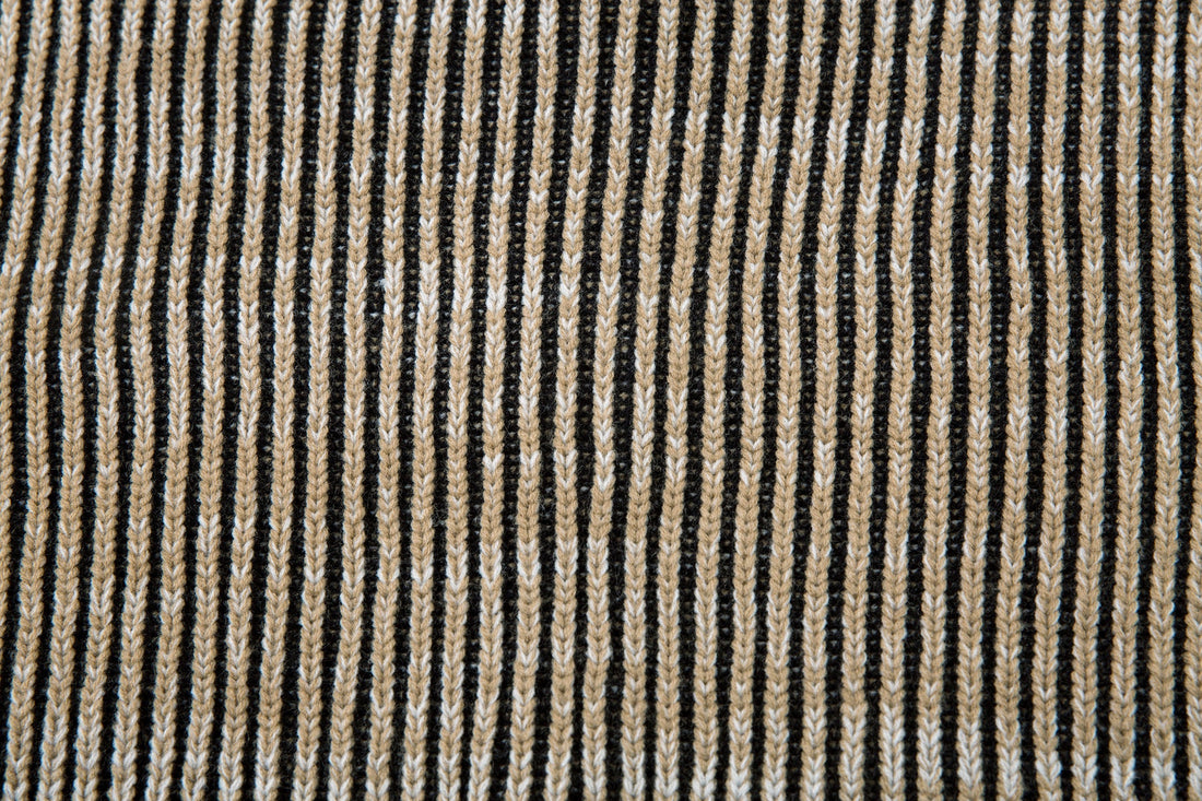 3-6-5.shop Striped Textured Zip Jacket