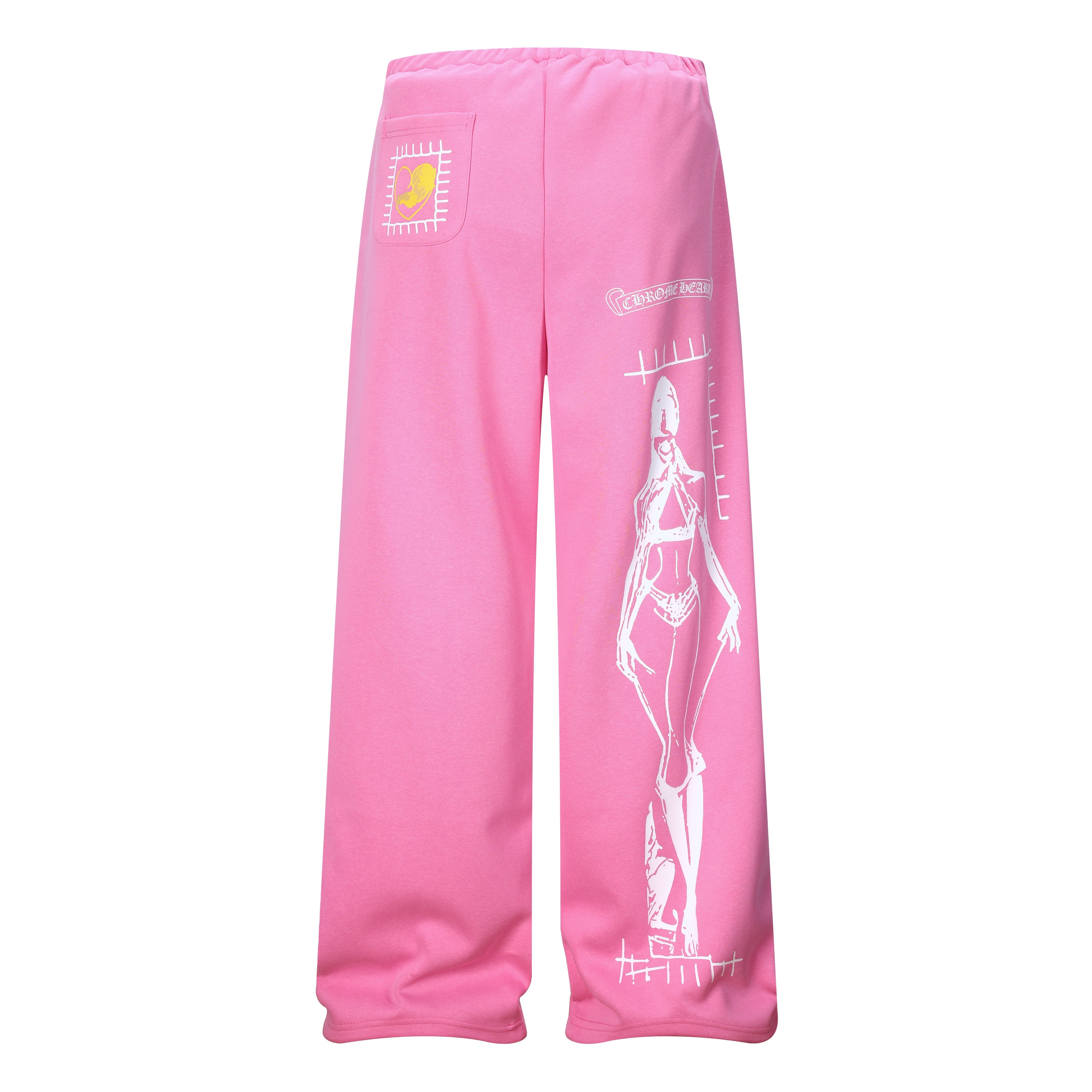 3-6-5.shop Graphic Wide-Leg Sweatpants