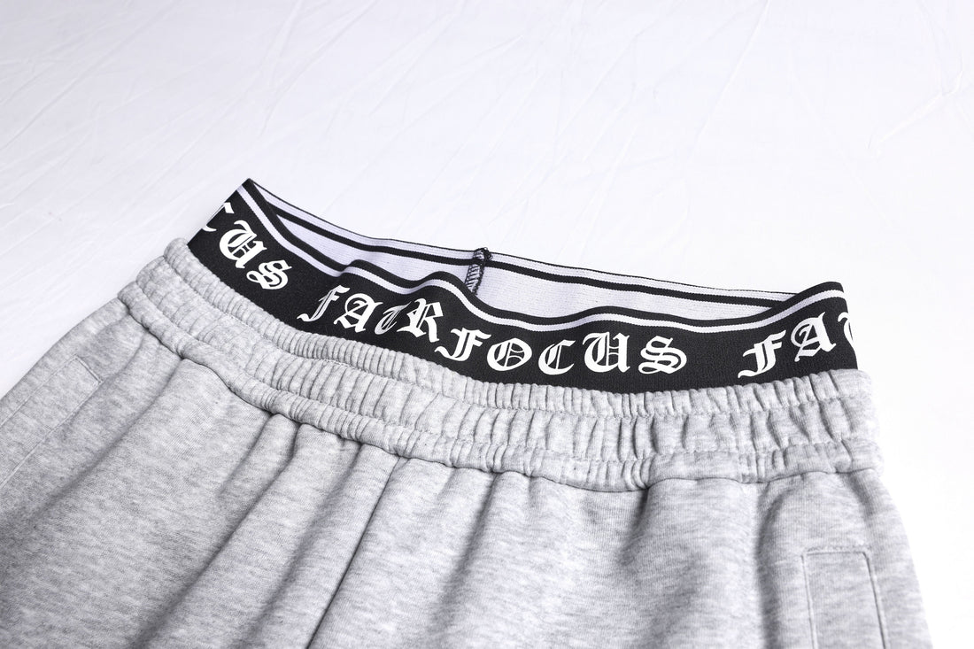 3-6-5.shop Gothic Outline Wide-Leg Sweatpants