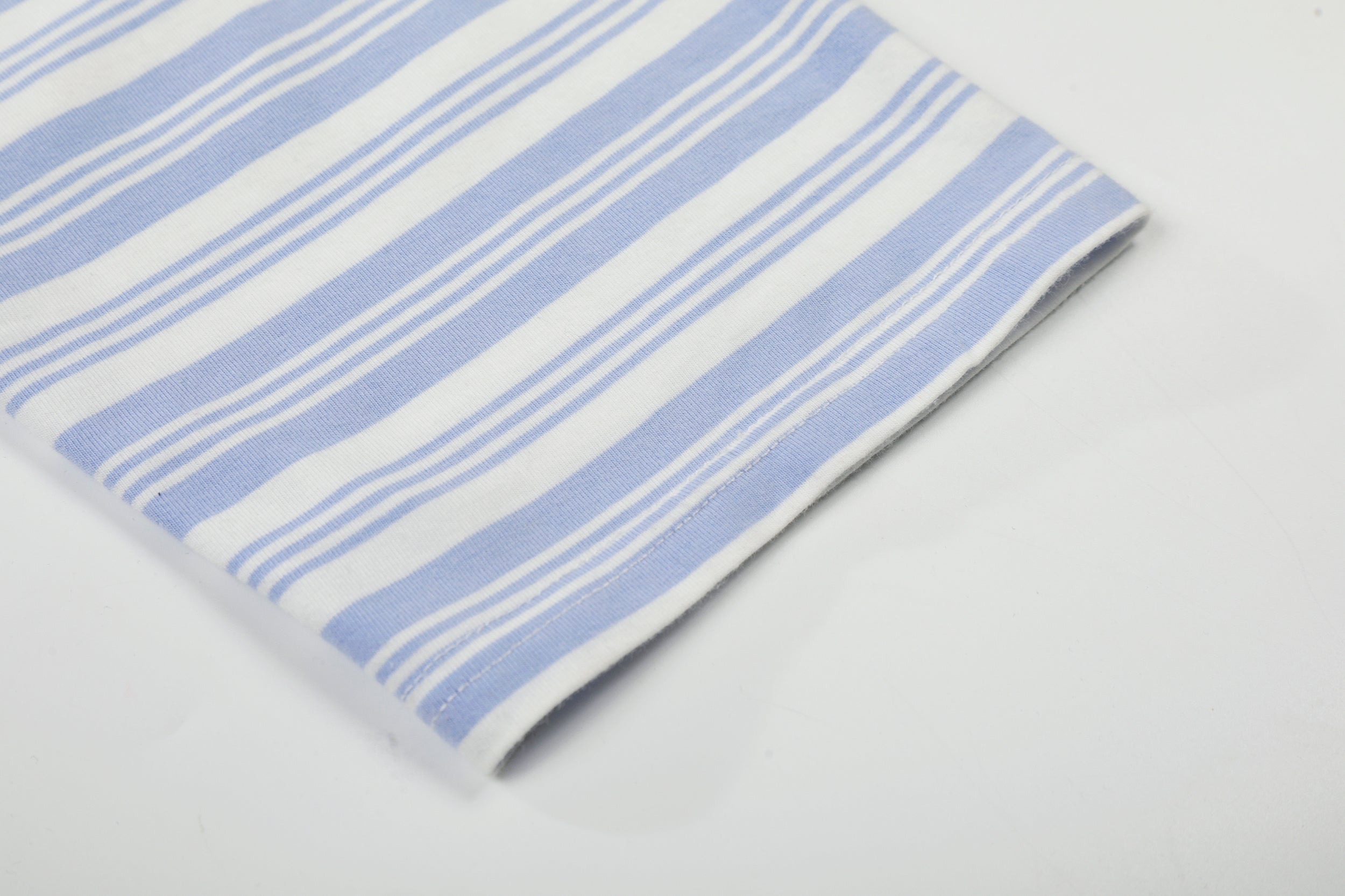 3-6-5.shop Striped Long Sleeve Polo Shirt