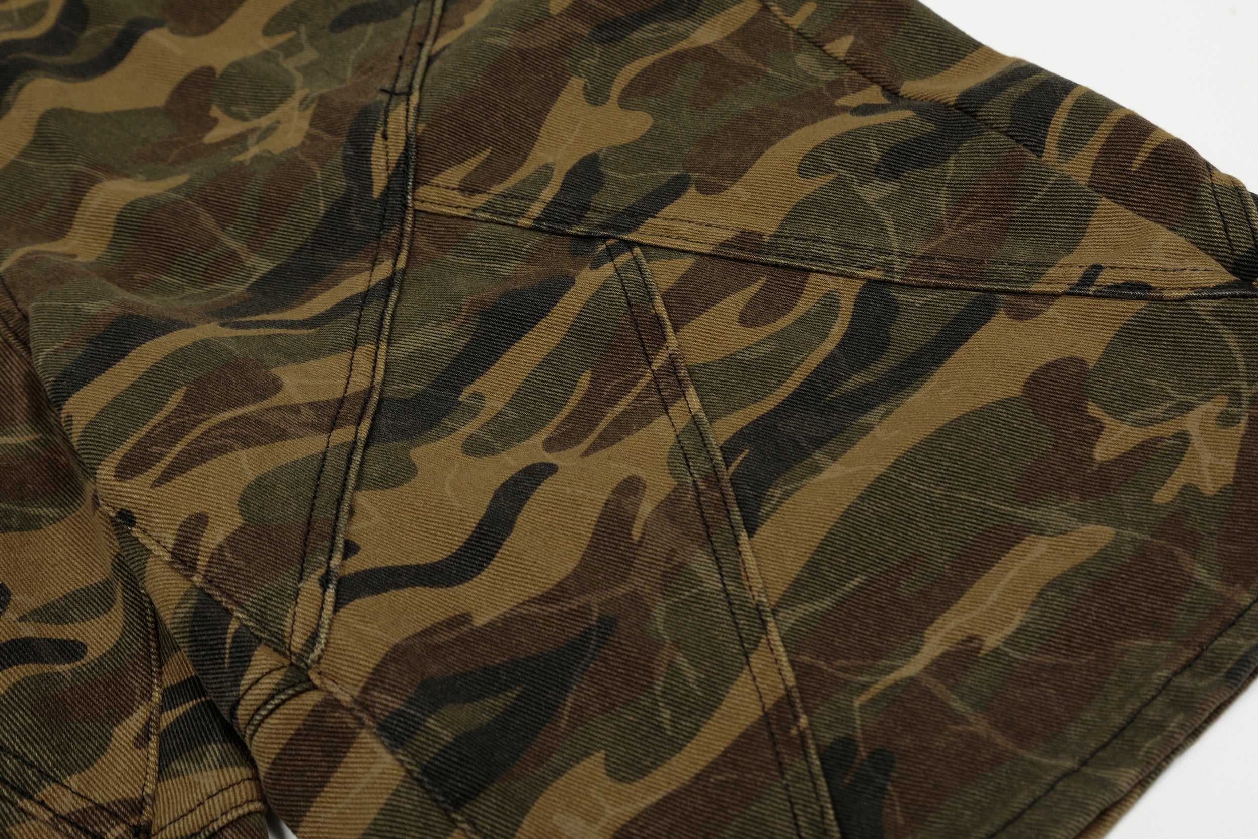 3-6-5.shop Camo Panel Cargo Shorts