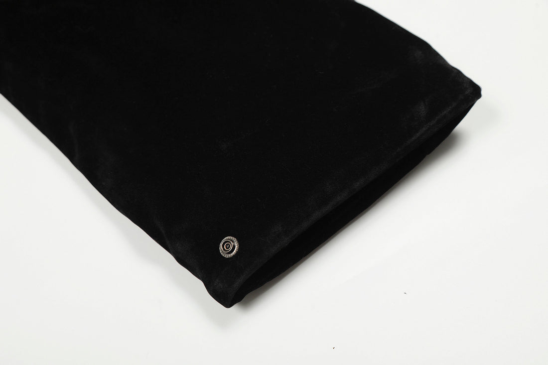 3-6-5.shop Faux Fur Collar Velvet Jacket