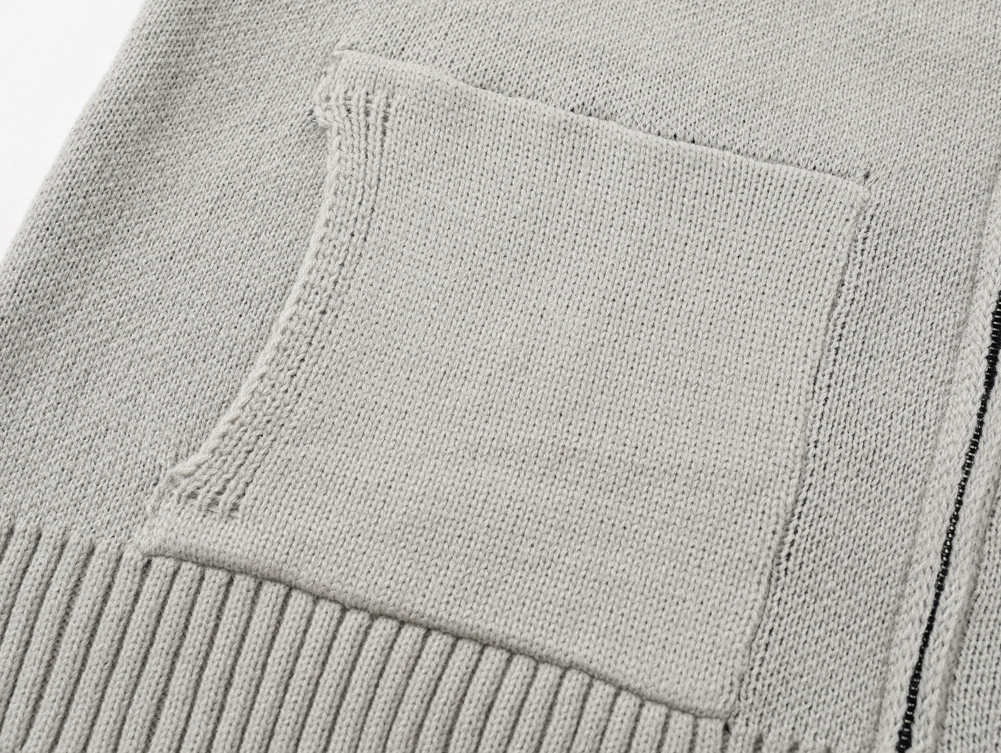 3-6-5.shop Eye Vision Knit Zip Cardigan