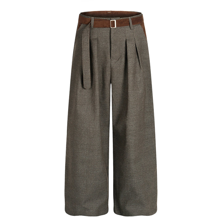 3-6-5.shop Vintage Wide-Leg Suit Pants