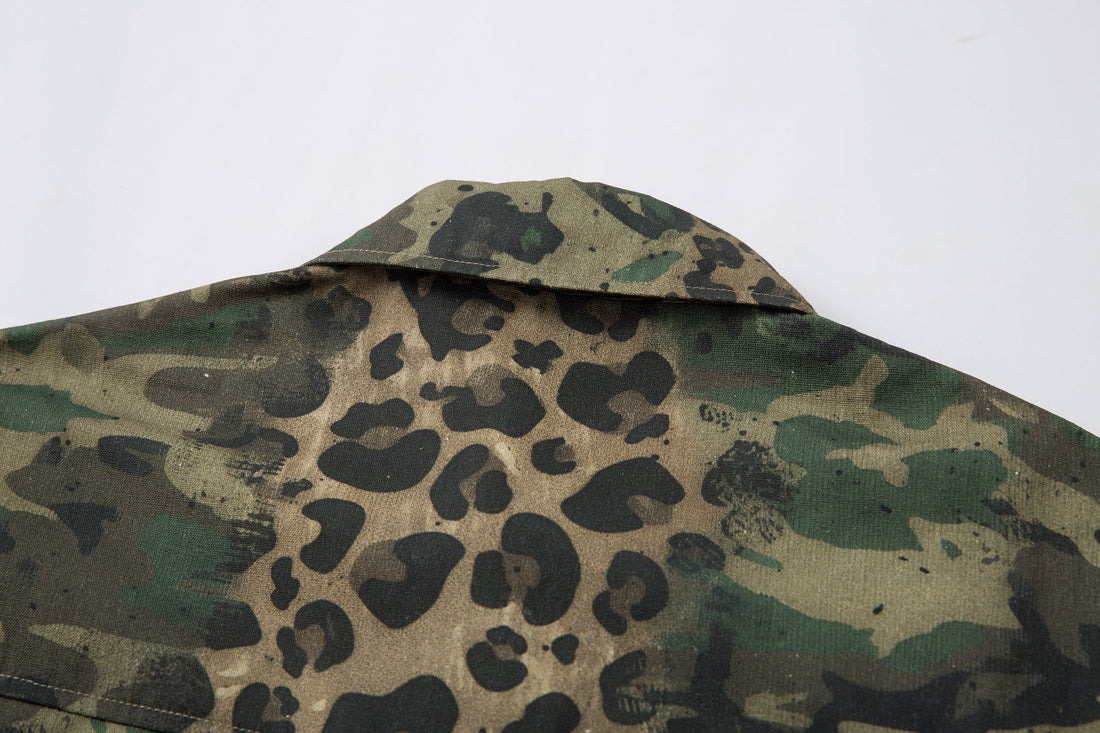 3-6-5.shop Camo-Leopard Hybrid Utility Shirt