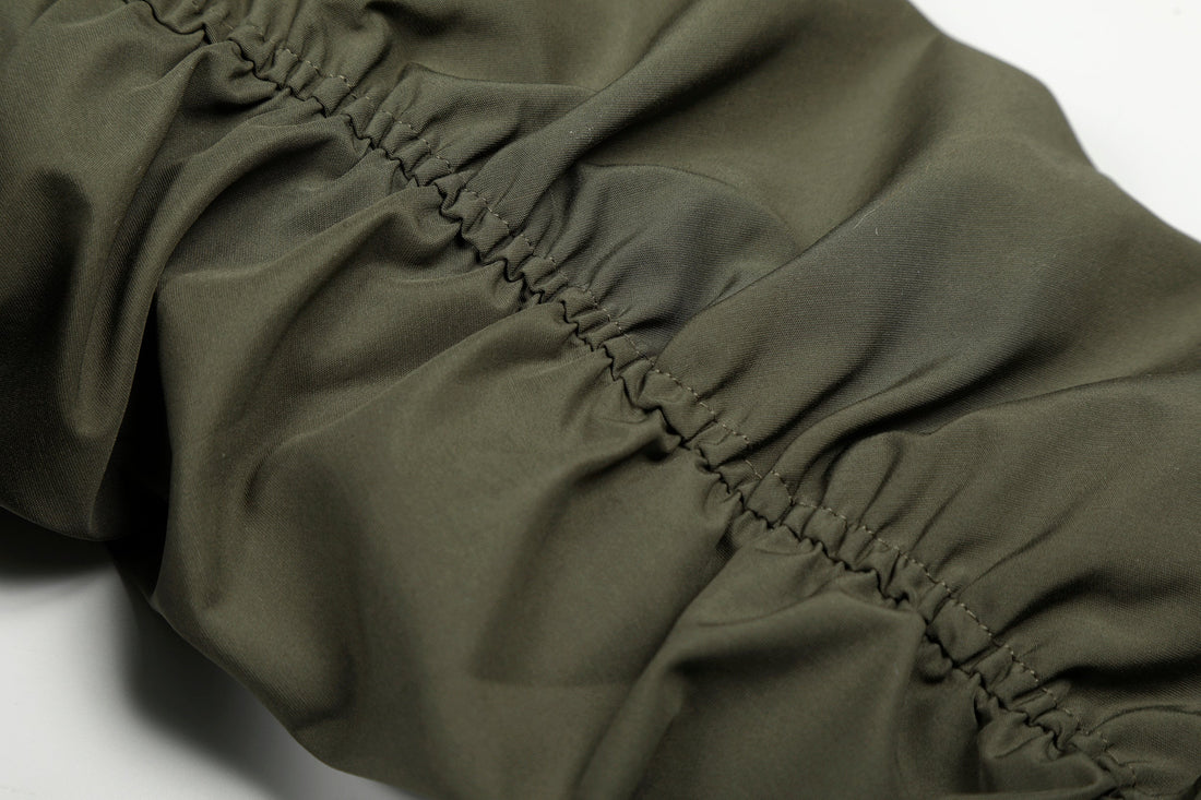 3-6-5.shop Detachable Faux Fur Scarf Bomber Jacket