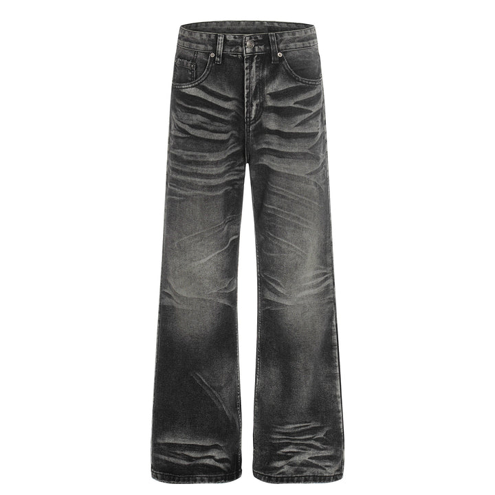 3-6-5.shop Washed Athletic Blend Denim Pants