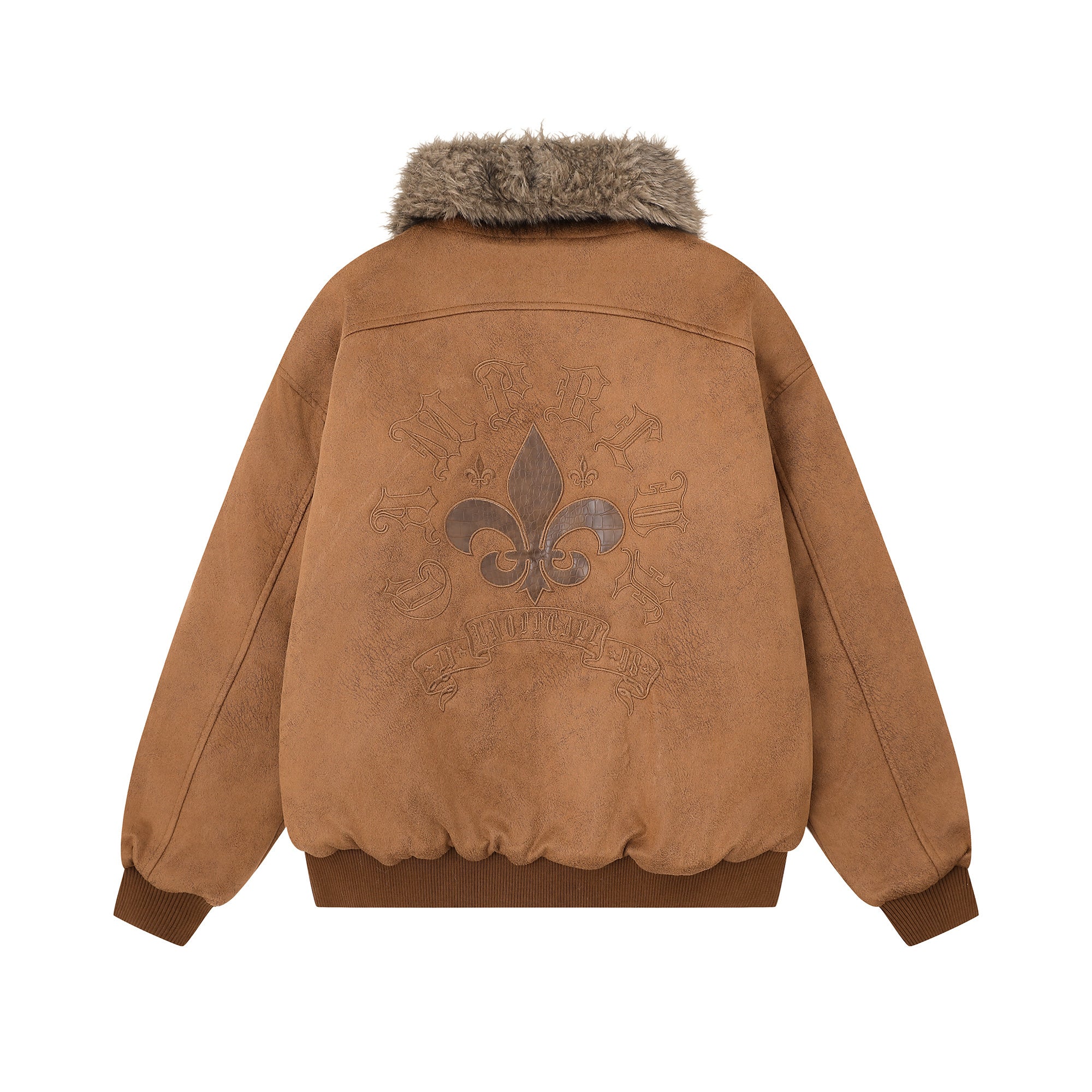 3-6-5.shop Fur-Collar Buckle Jacket