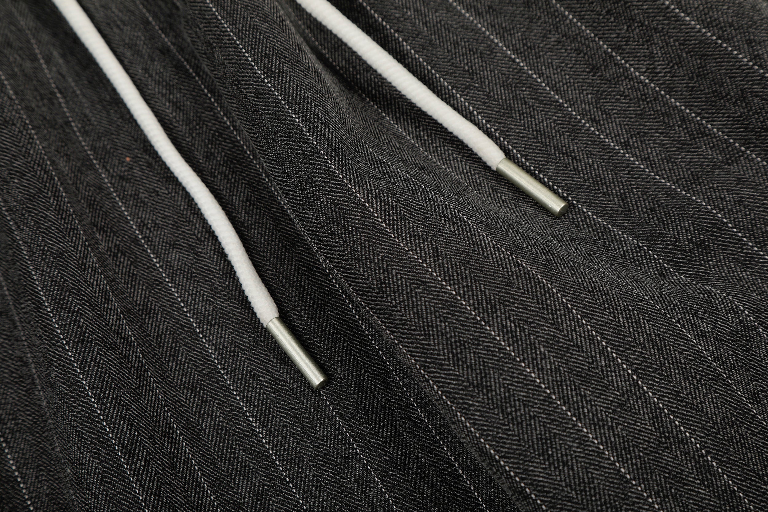 3-6-5.shop Pinstripe Wide-Leg Track Pants