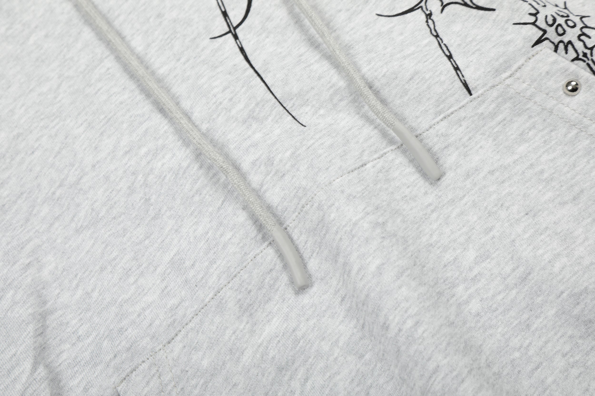 3-6-5.shop Gothic Cross Graphic Hoodie
