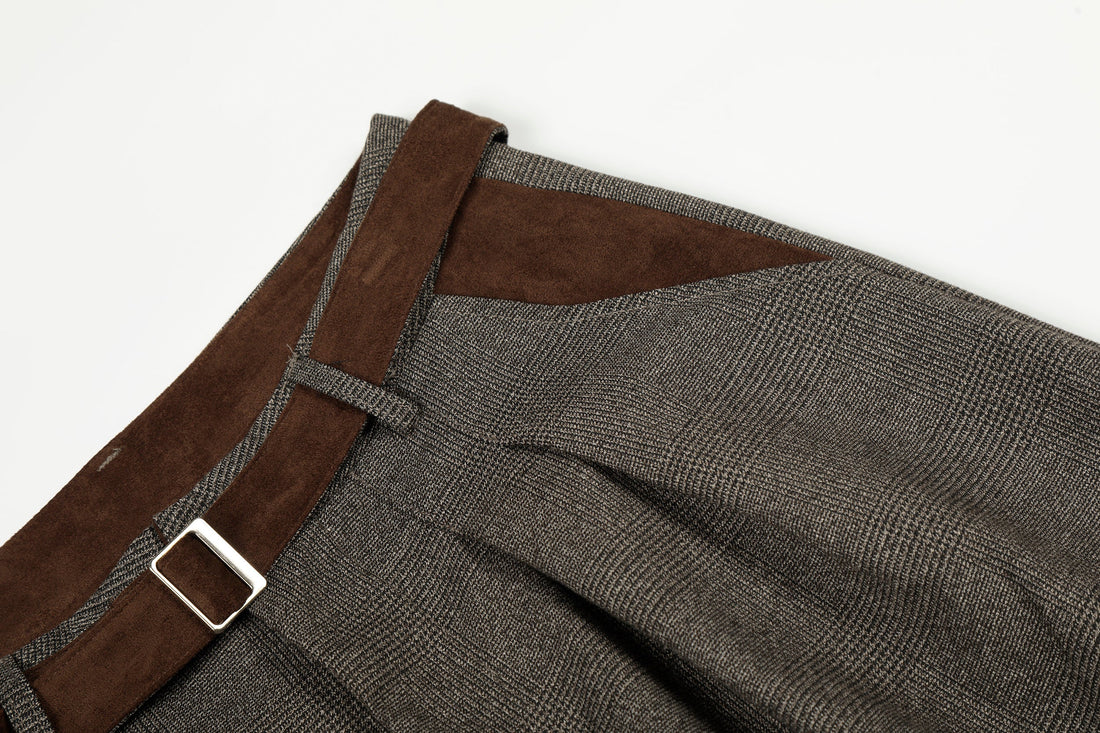 3-6-5.shop Vintage Wide-Leg Suit Pants