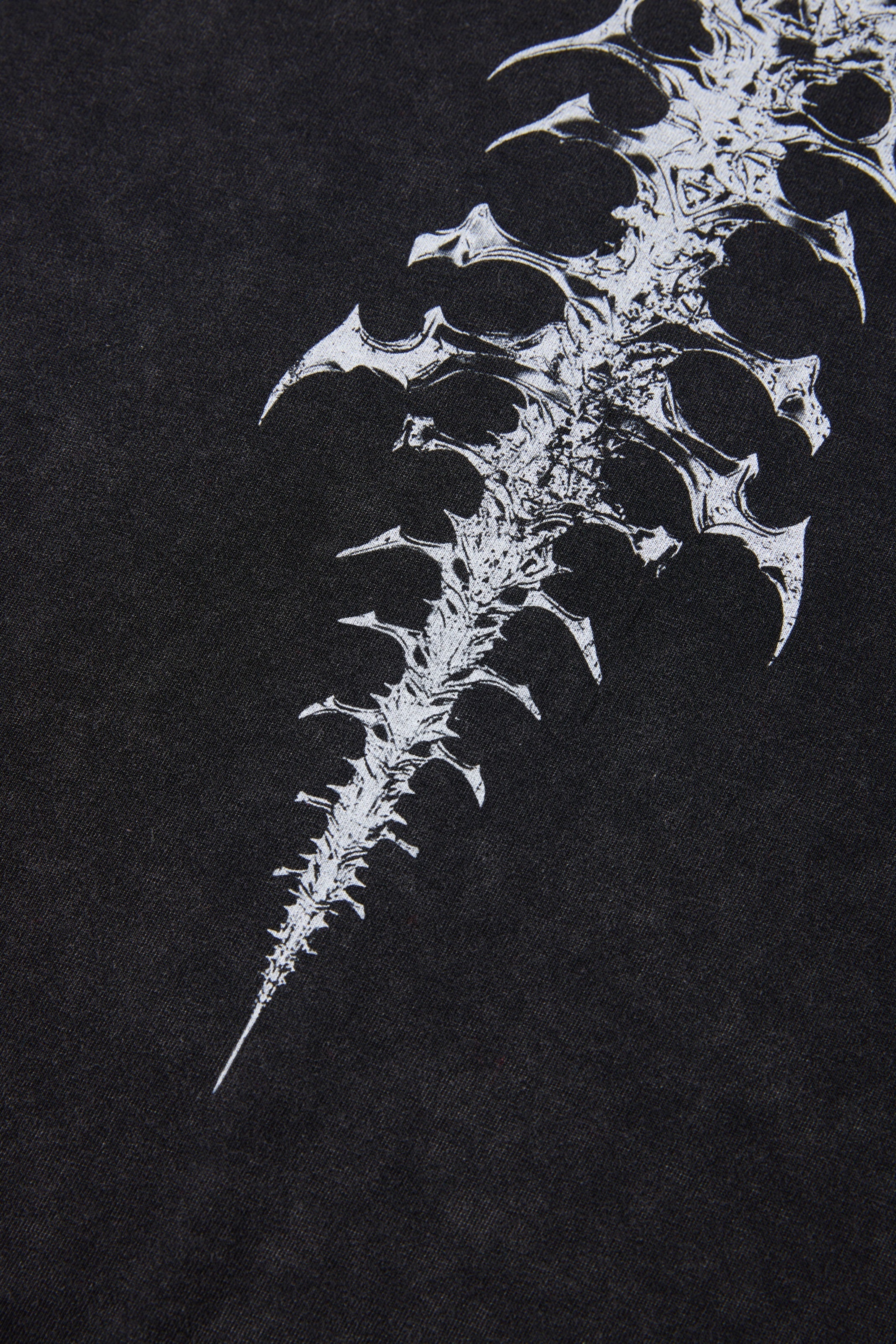 3-6-5.shop Spine Graphic Washed T-Shirt