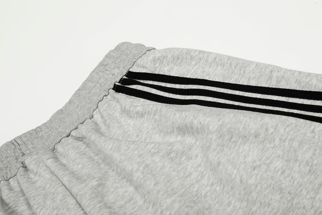 3-6-5.shop Curved Stripe Wide-Leg Pants