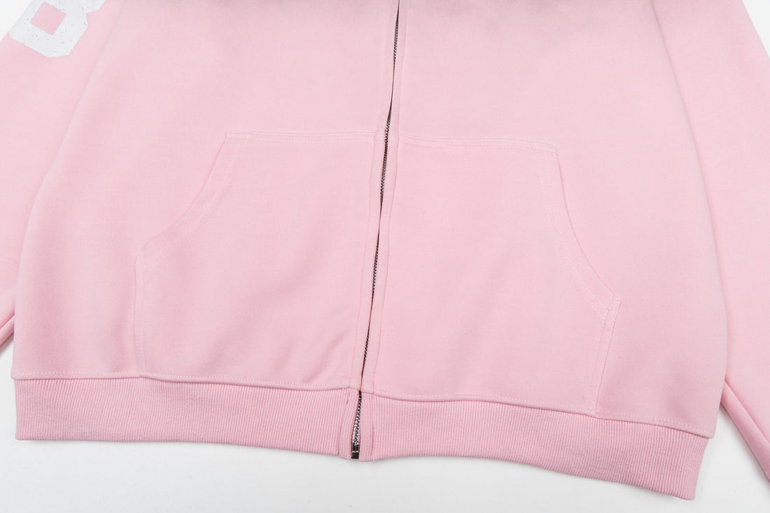 3-6-5.shop 08 Graphic Zip-Up Hoodie