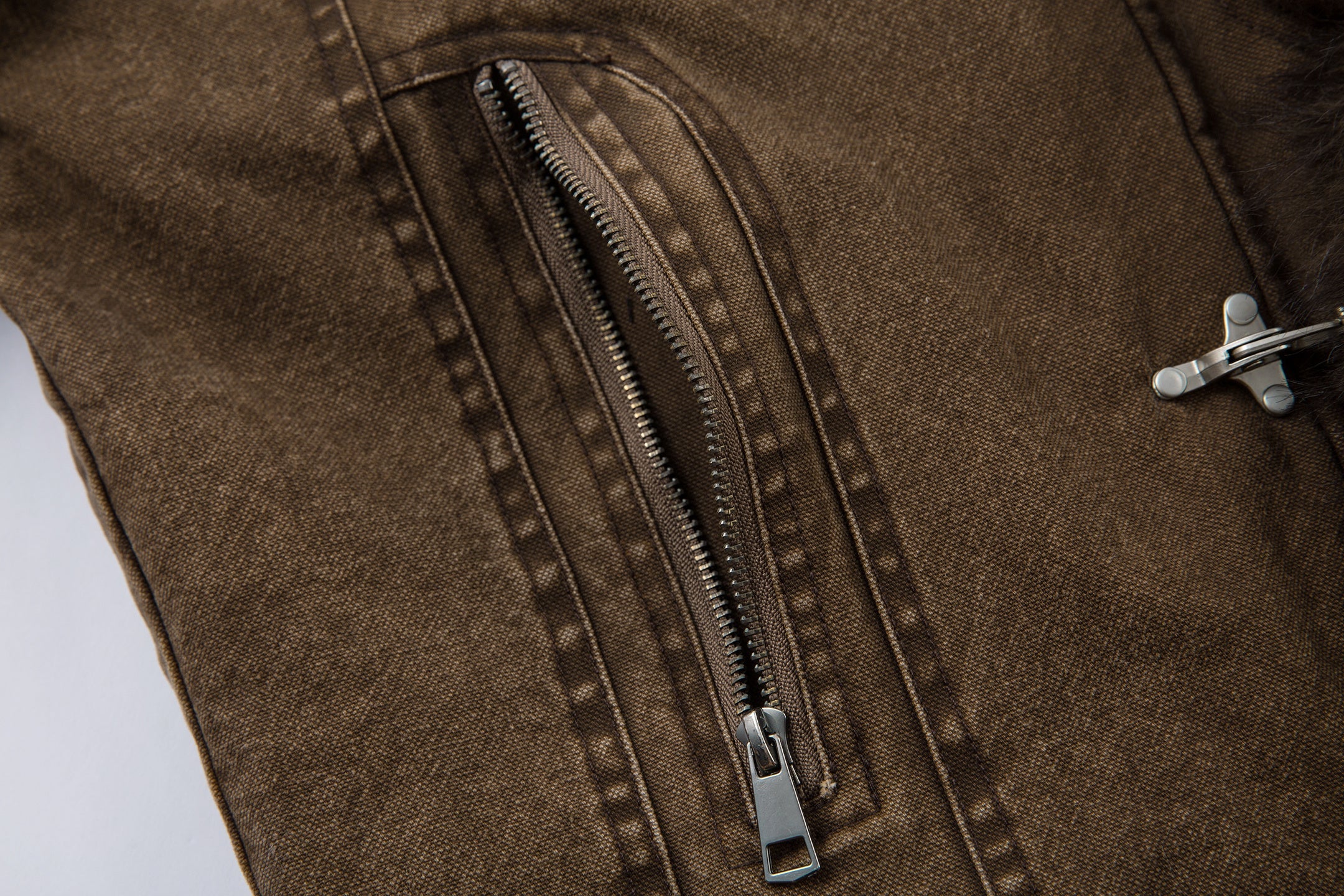 3-6-5.shop Toggle Fur-Lined Jacket