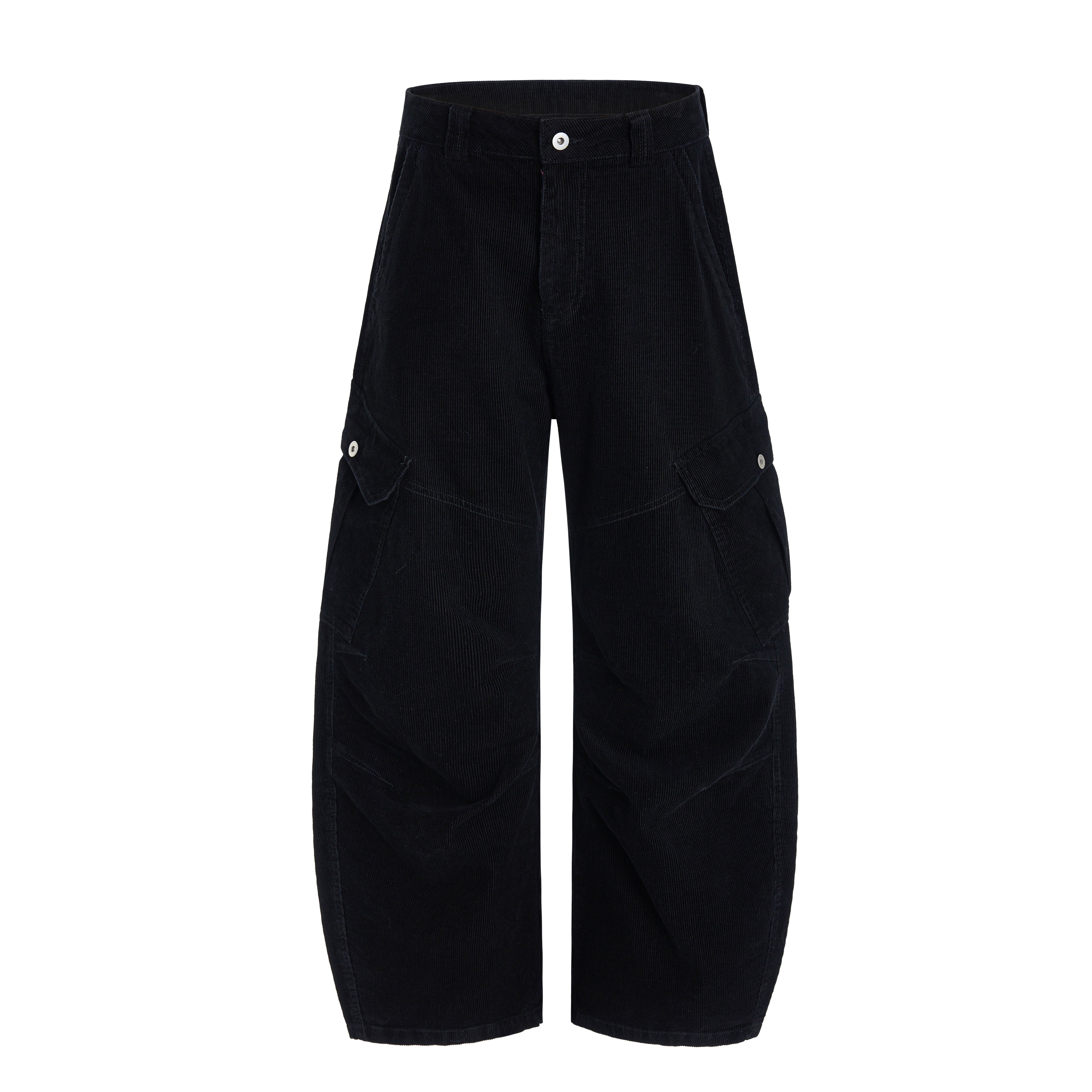 3-6-5.shop Corduroy Utility Wide-Leg Pants