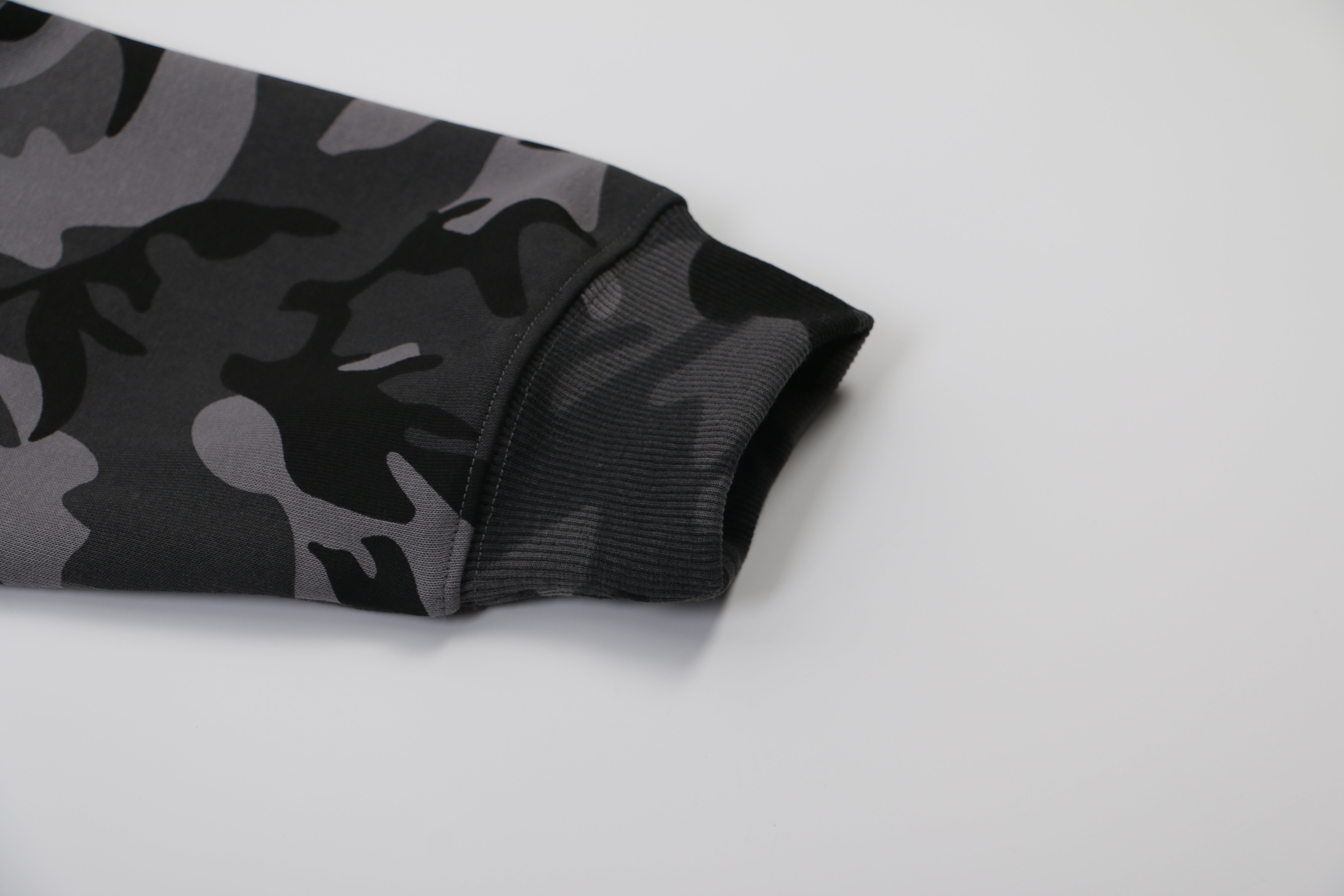 3-6-5.shop Camo Flag Zip-Up Hoodie