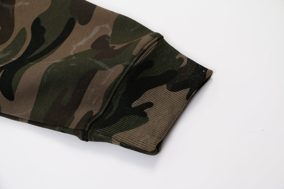 3-6-5.shop Camo “GO!” Puff Hoodie