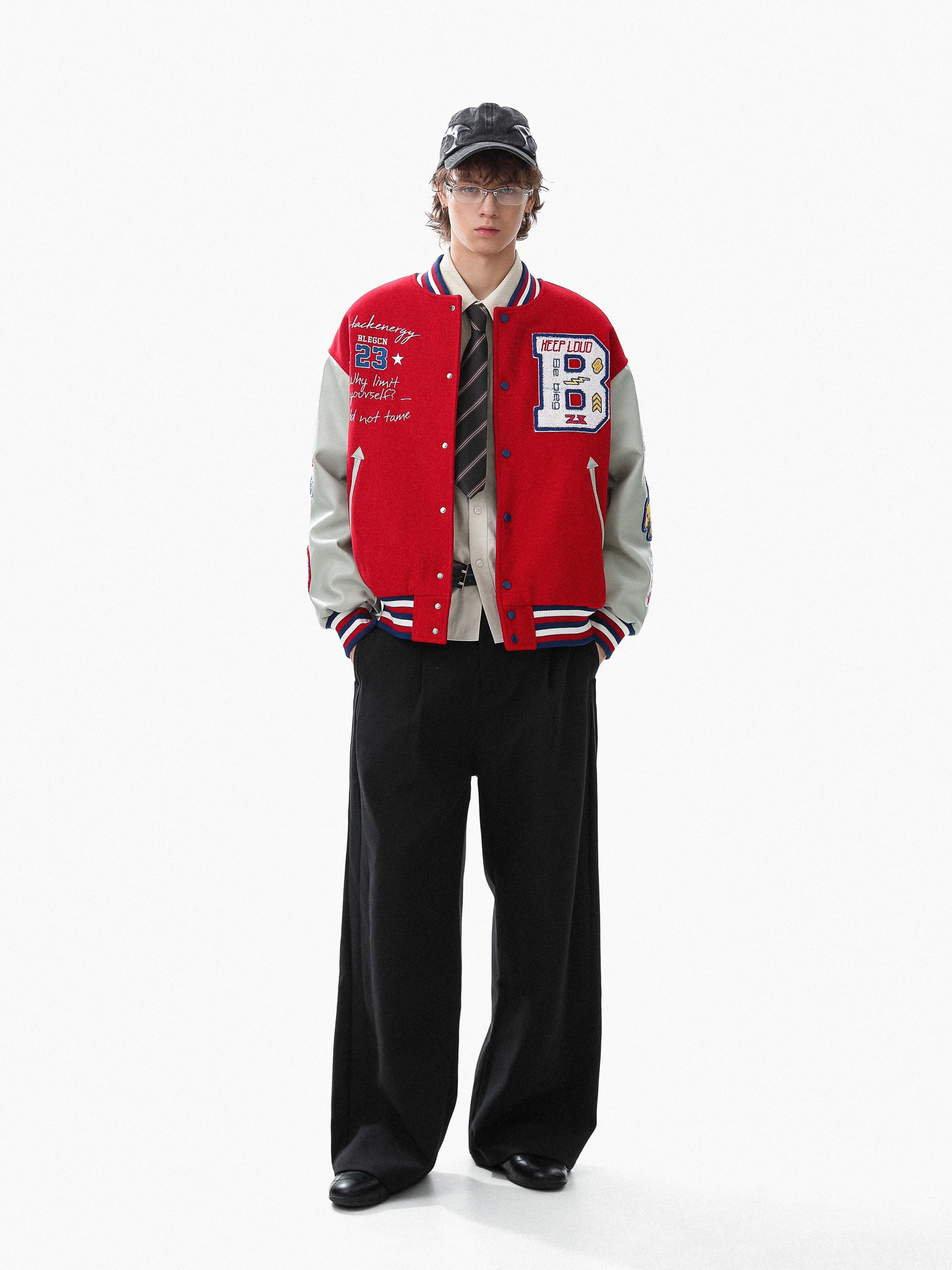 3-6-5.shop Wild at Heart Varsity Jacket