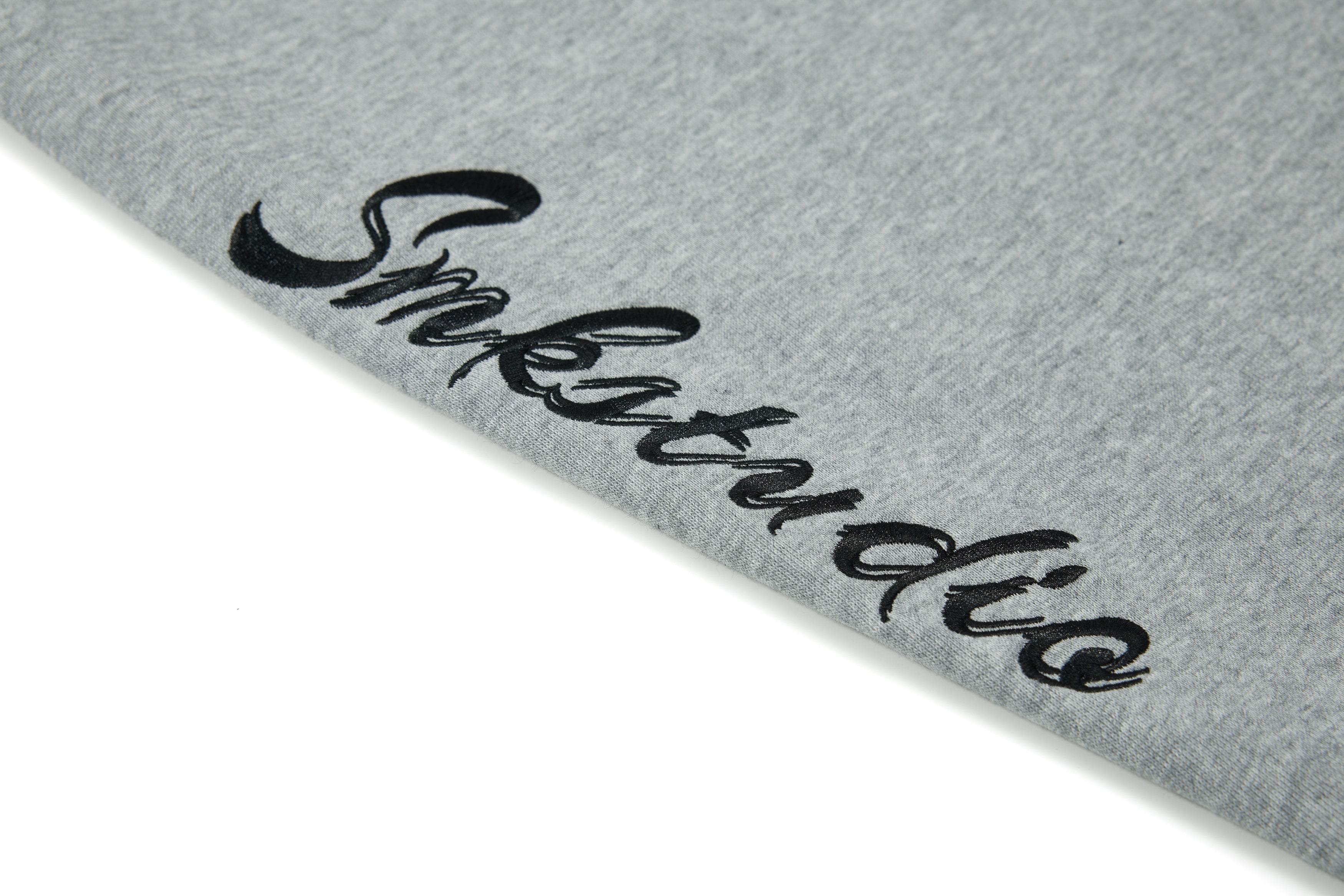 3-6-5.shop Curved Panel Wide-Leg Sweatpants