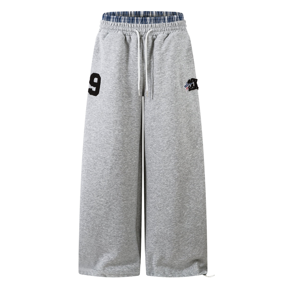 3-6-5.shop Varsity Wide-Leg Athletic Sweatpants