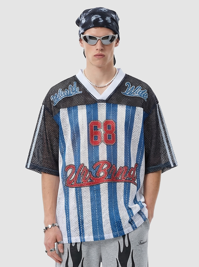 3-6-5.shop  “Athletics 68” Mesh Jersey T-Shirt