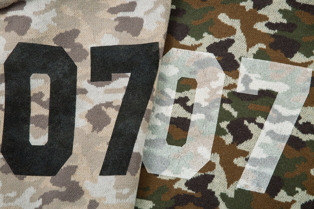 3-6-5.shop “07 Camo Knit Sweater”