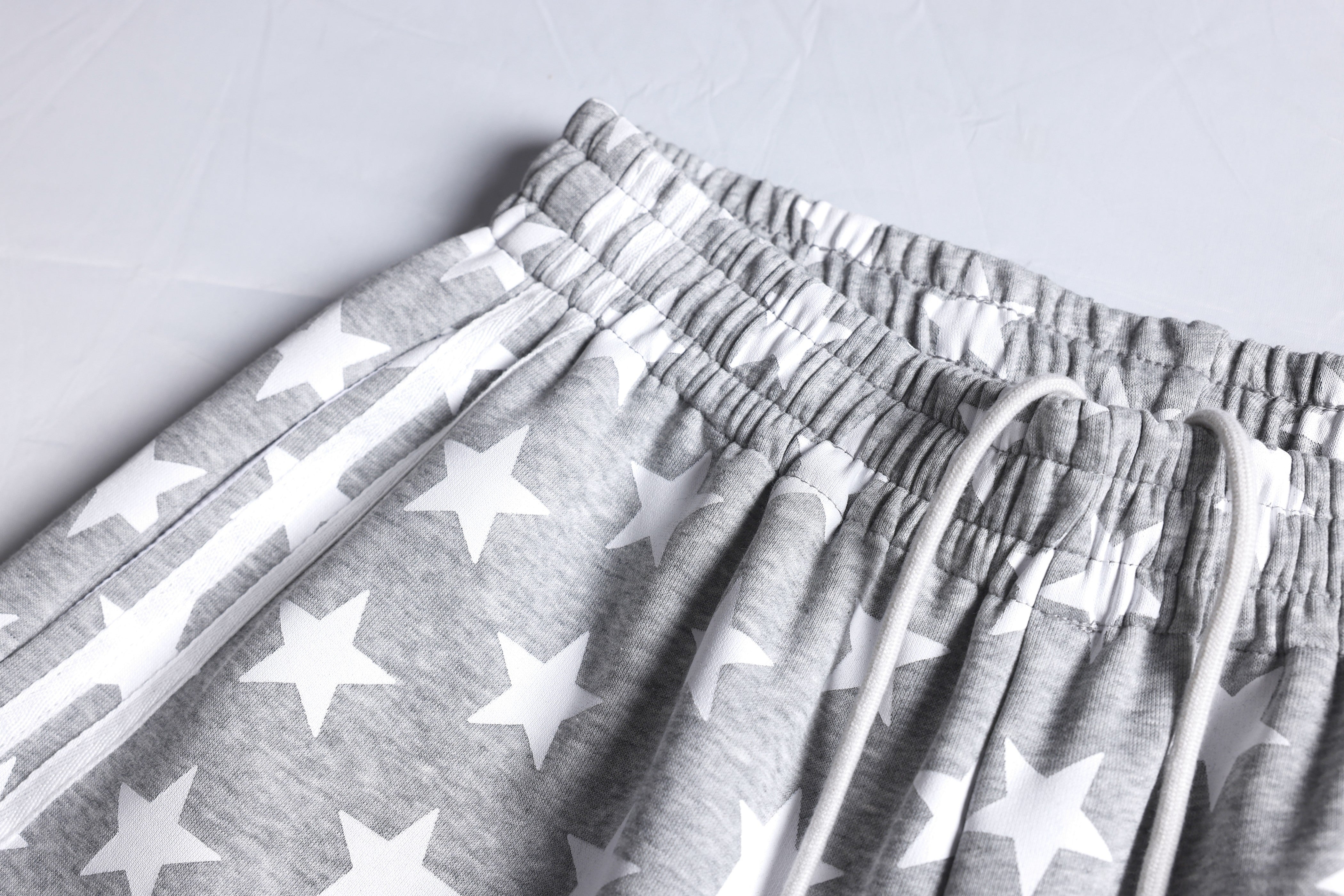 3-6-5.shop Star Print Wide-Leg Sweatpants