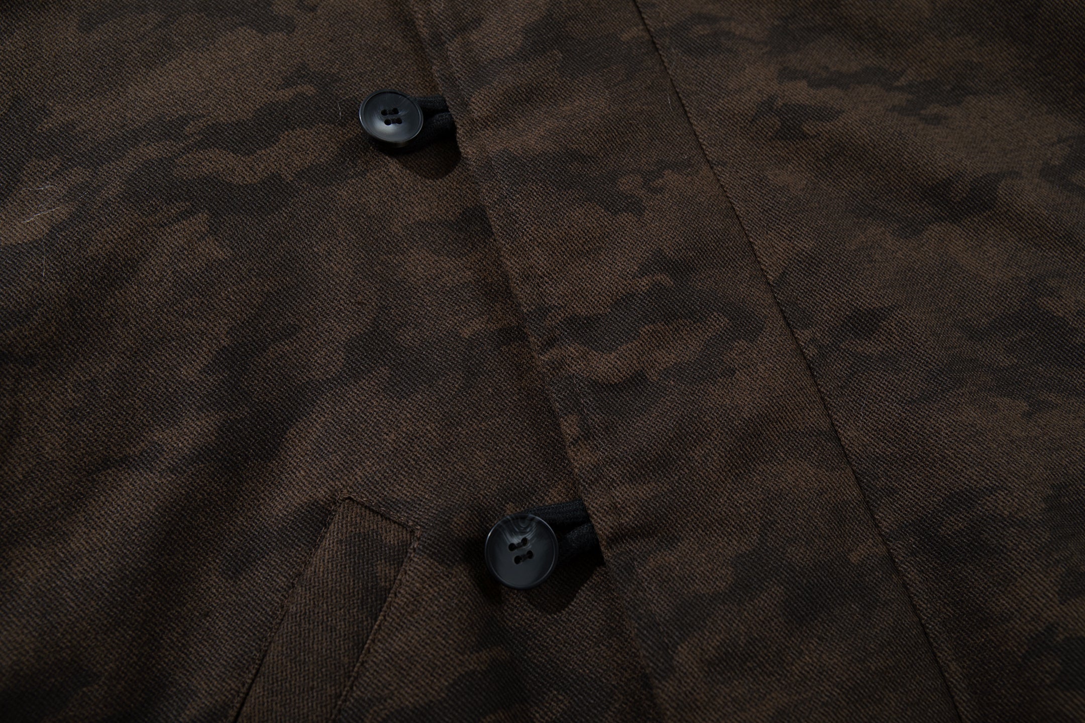 3-6-5.shop Camo Fur Hood Bomber Jacket