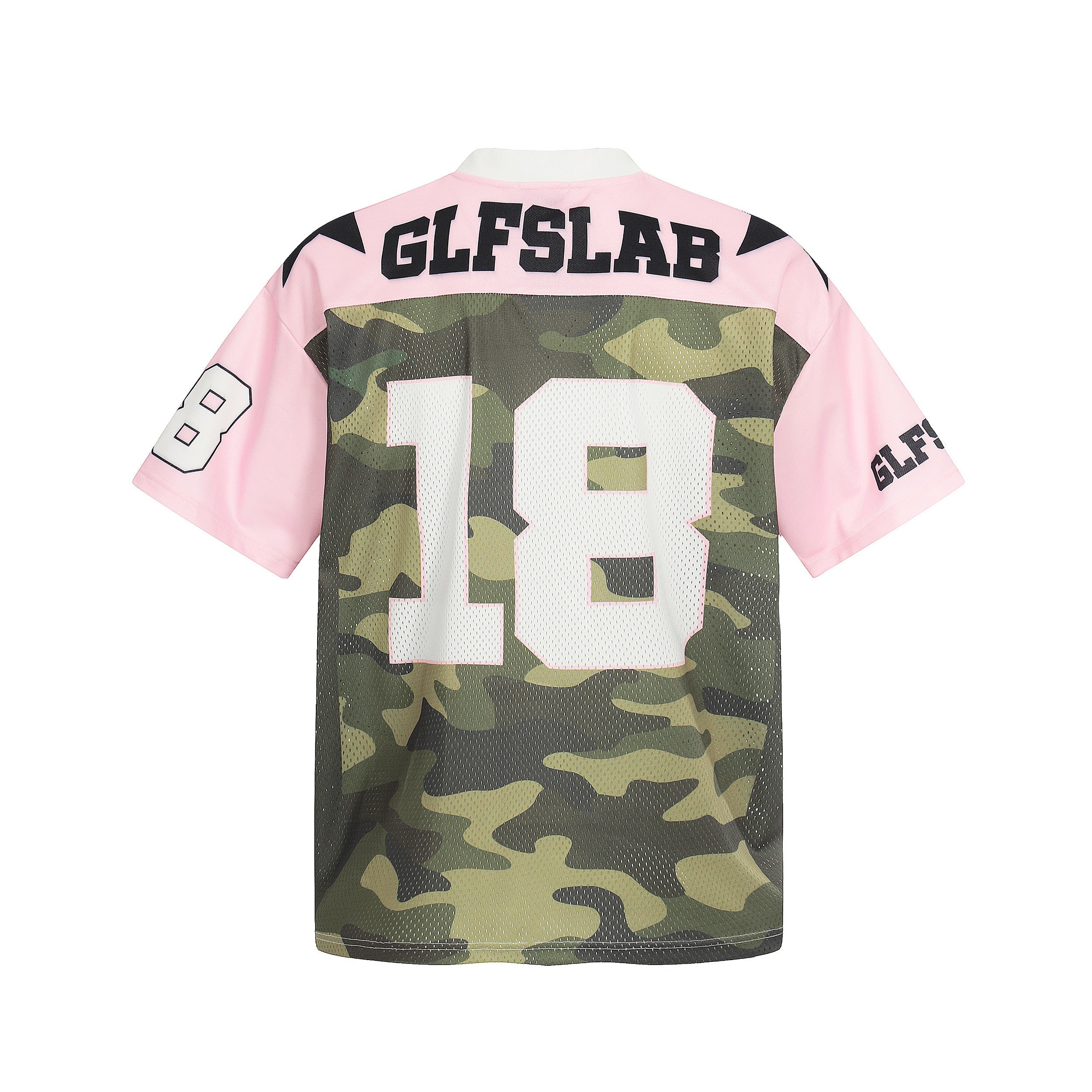 3-6-5.shop Pink Camo “18” Mesh Jersey