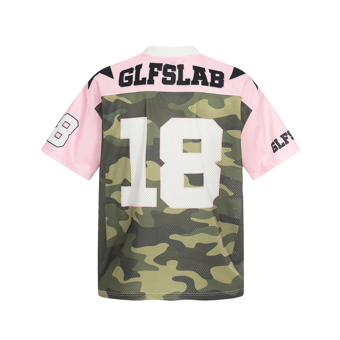 3-6-5.shop Pink Camo “18” Mesh Jersey