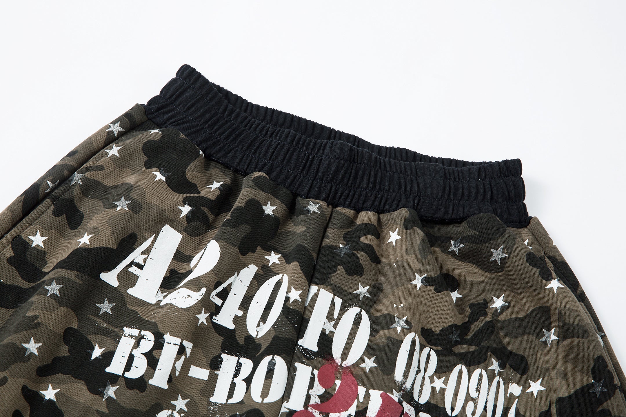 3-6-5.shop Star Camo Wide-Leg Sweatpants