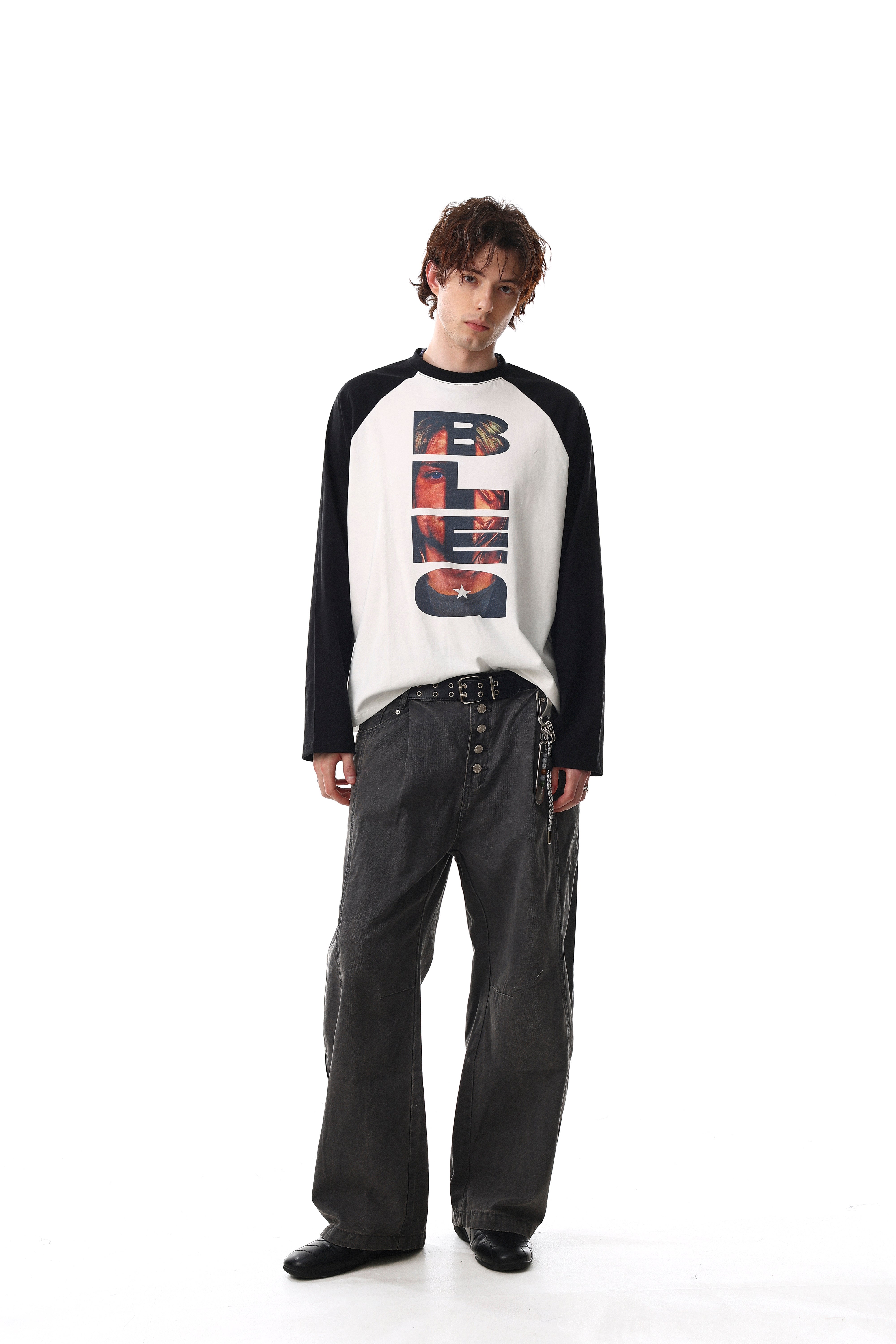 3-6-5.shop Graphic Raglan Long Sleeve Tee