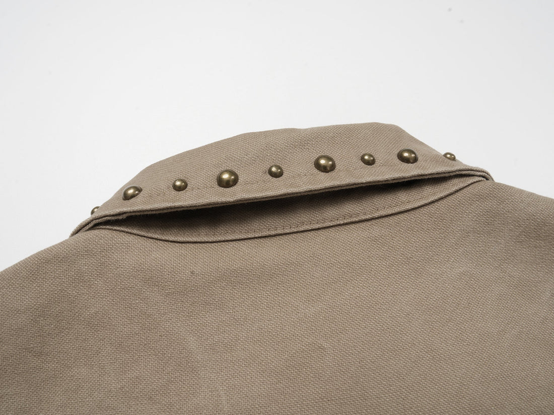 3-6-5.shop Studded Vintage Work Jacket