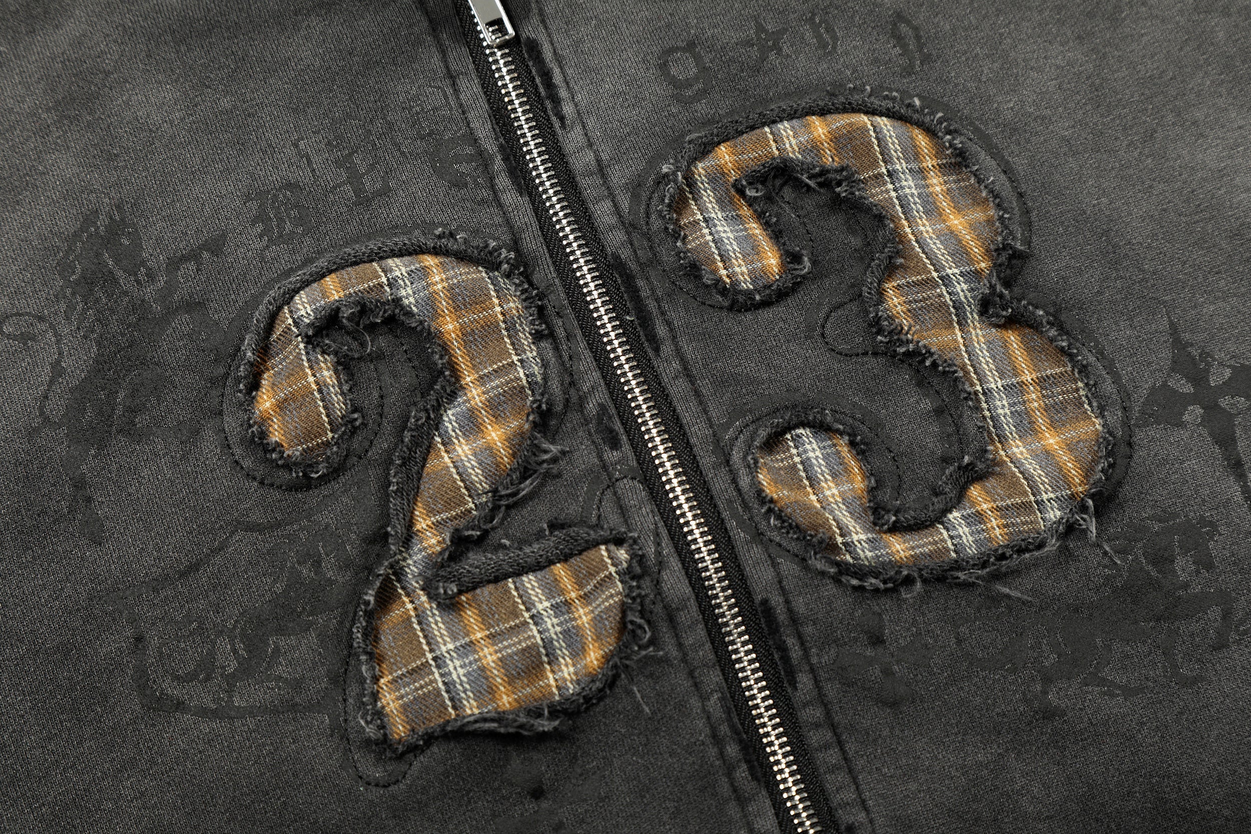 3-6-5.shop Gradient Graphic Zip-Up Hoodie