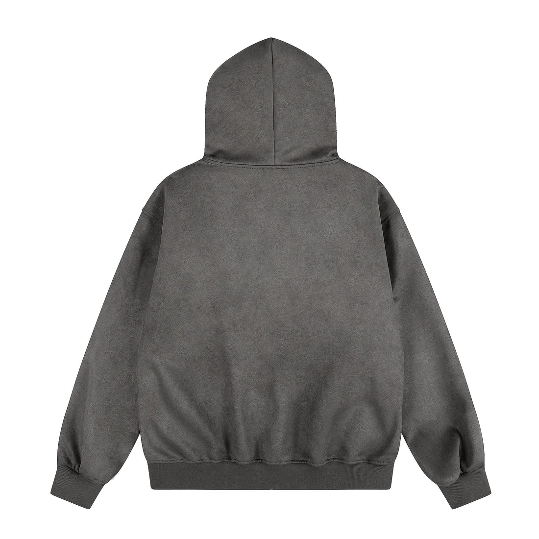 3-6-5.shop Graphic Faux-Fur Hooded Zip Jacket